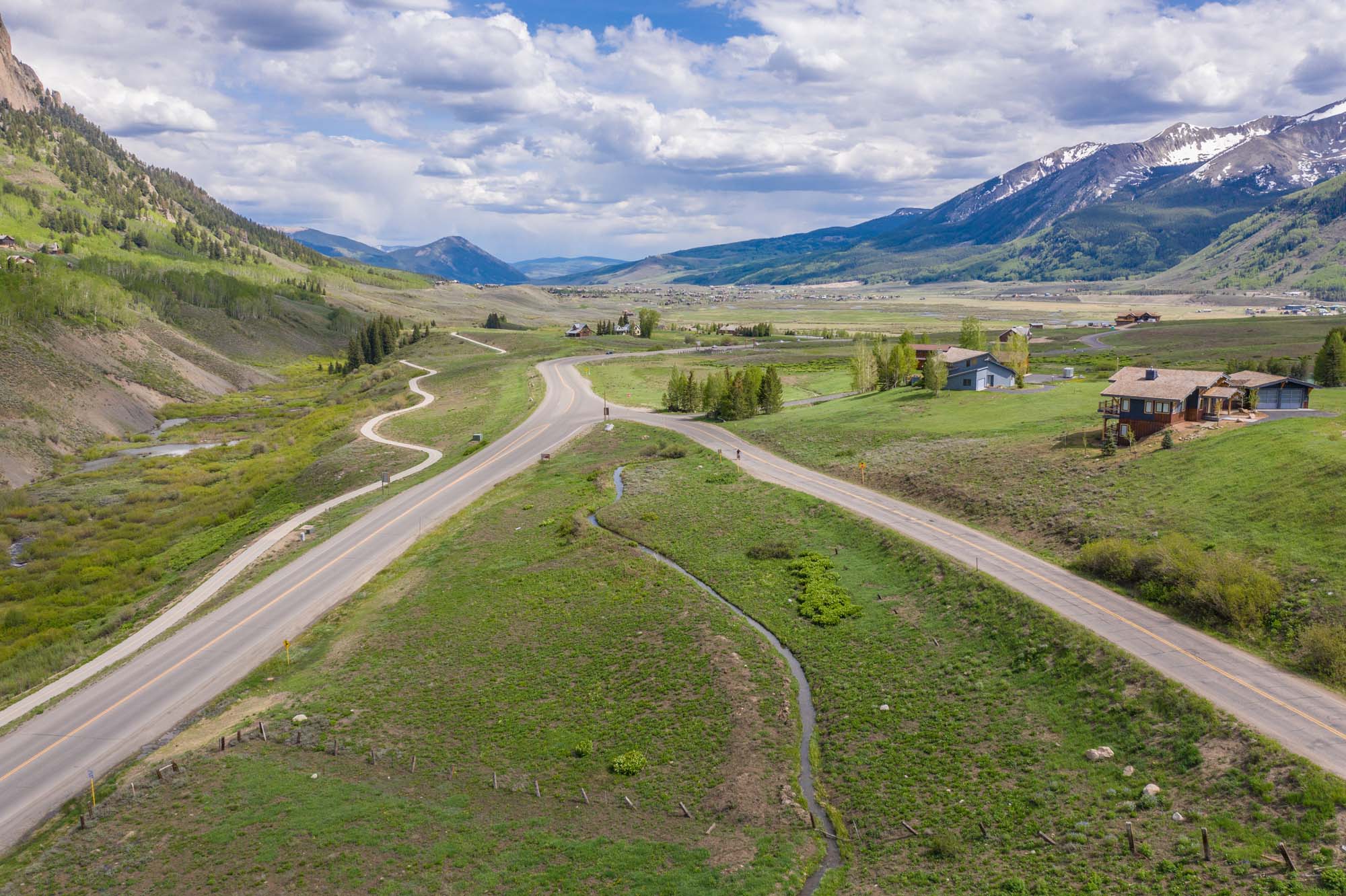 1701 County Road 317, Crested Butte Colorado - drone