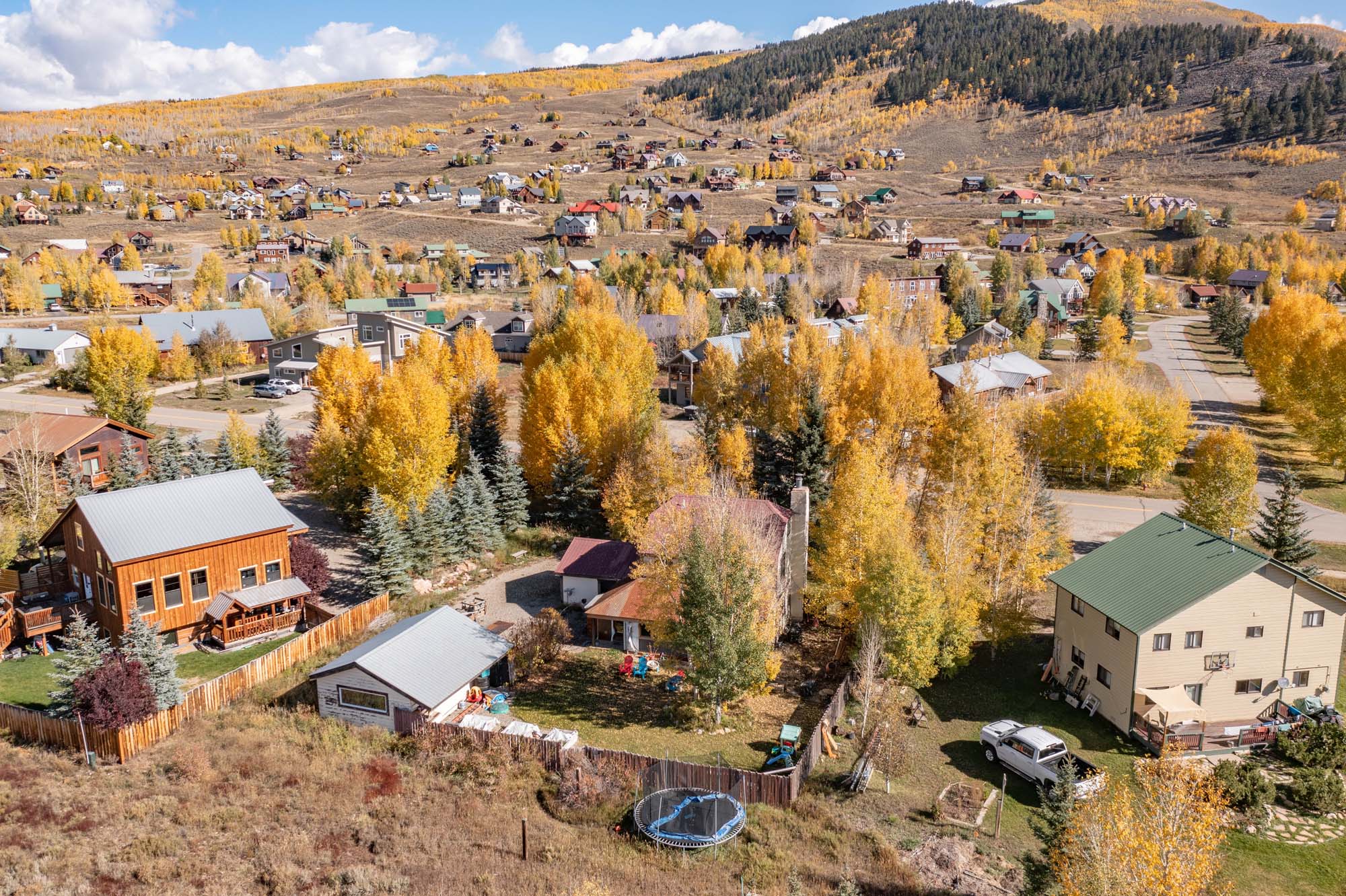 430 Teocalli Road, Crested Butte Colorado - drone