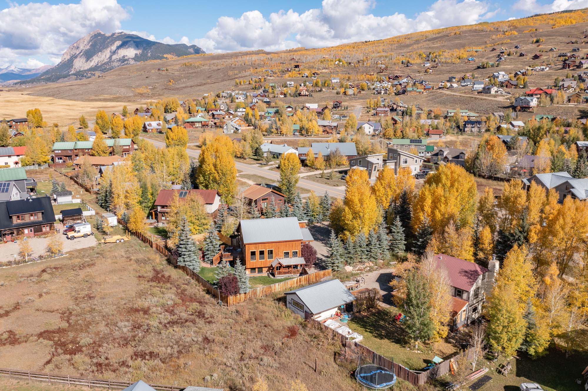 430 Teocalli Road, Crested Butte Colorado - drone