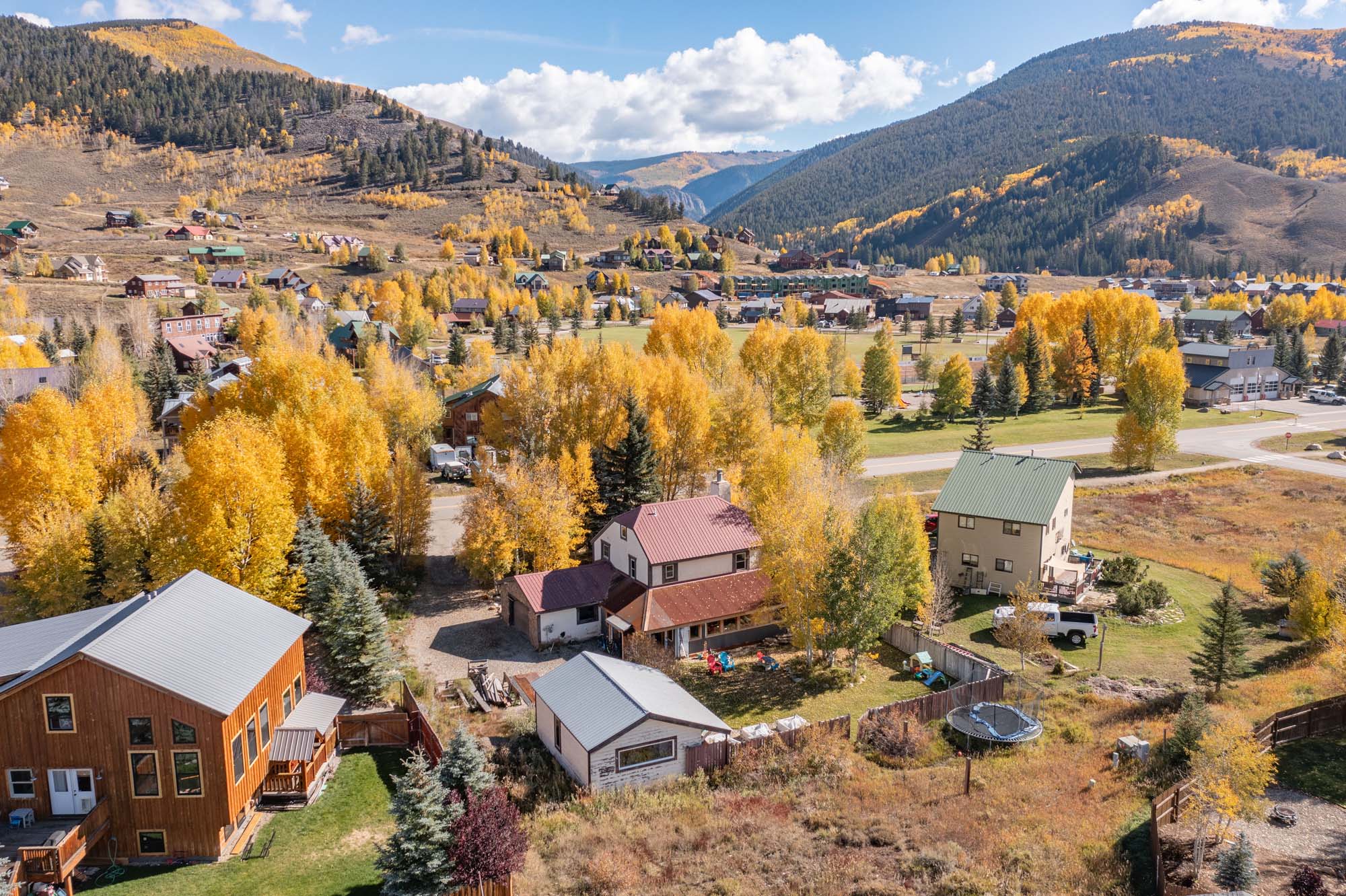 430 Teocalli Road, Crested Butte Colorado - drone