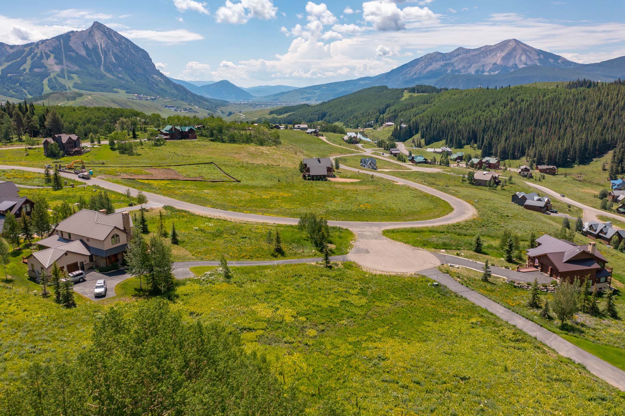 36 Quartz Circle, Crested Butte Colorado -Drone View