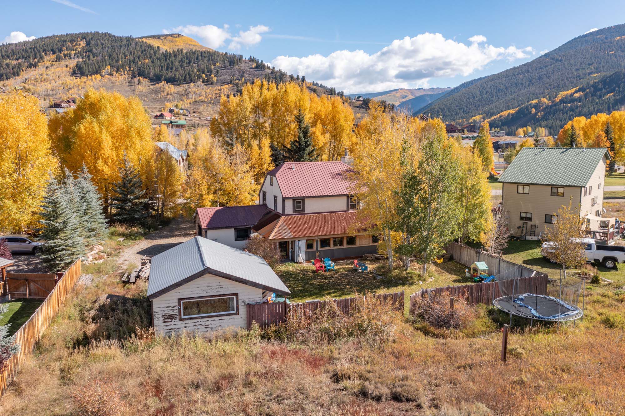 430 Teocalli Road, Crested Butte Colorado - drone