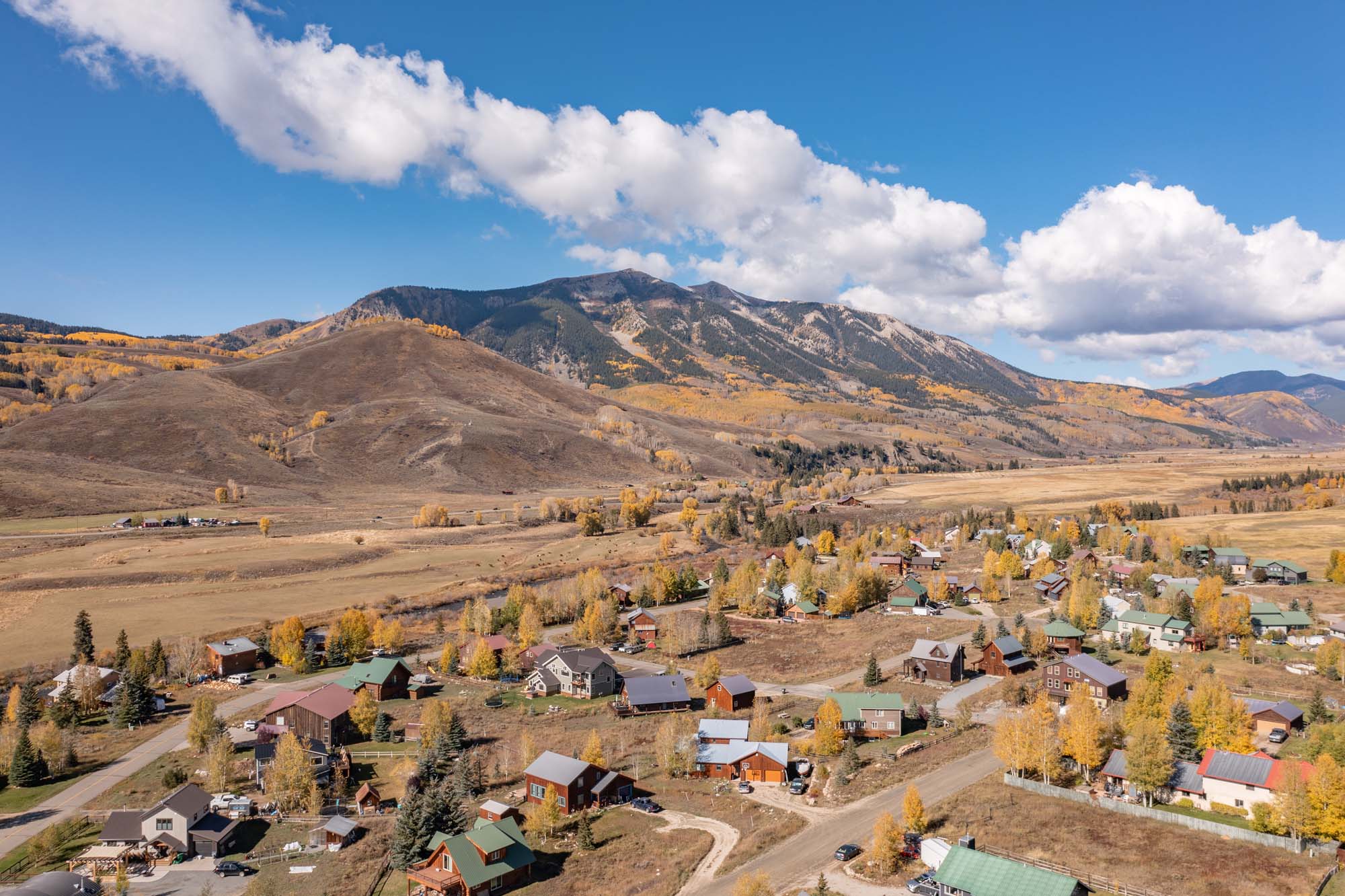 430 Teocalli Road, Crested Butte Colorado - drone mountain views