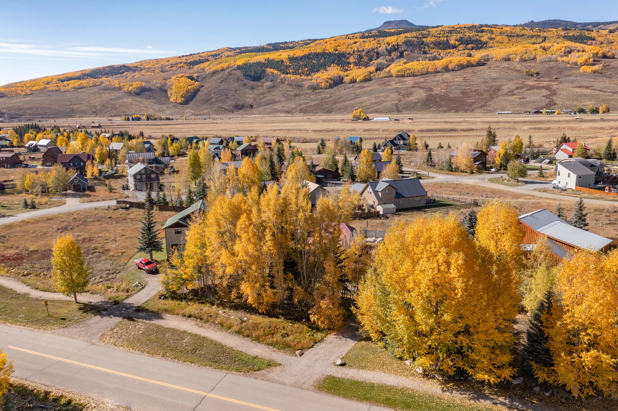 430 Teocalli Road, Crested Butte Colorado - drone