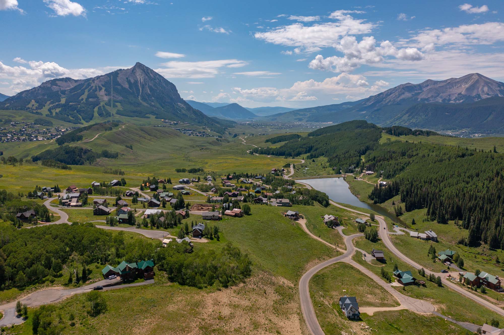 36 Quartz Circle, Crested Butte Colorado - drone mountain view