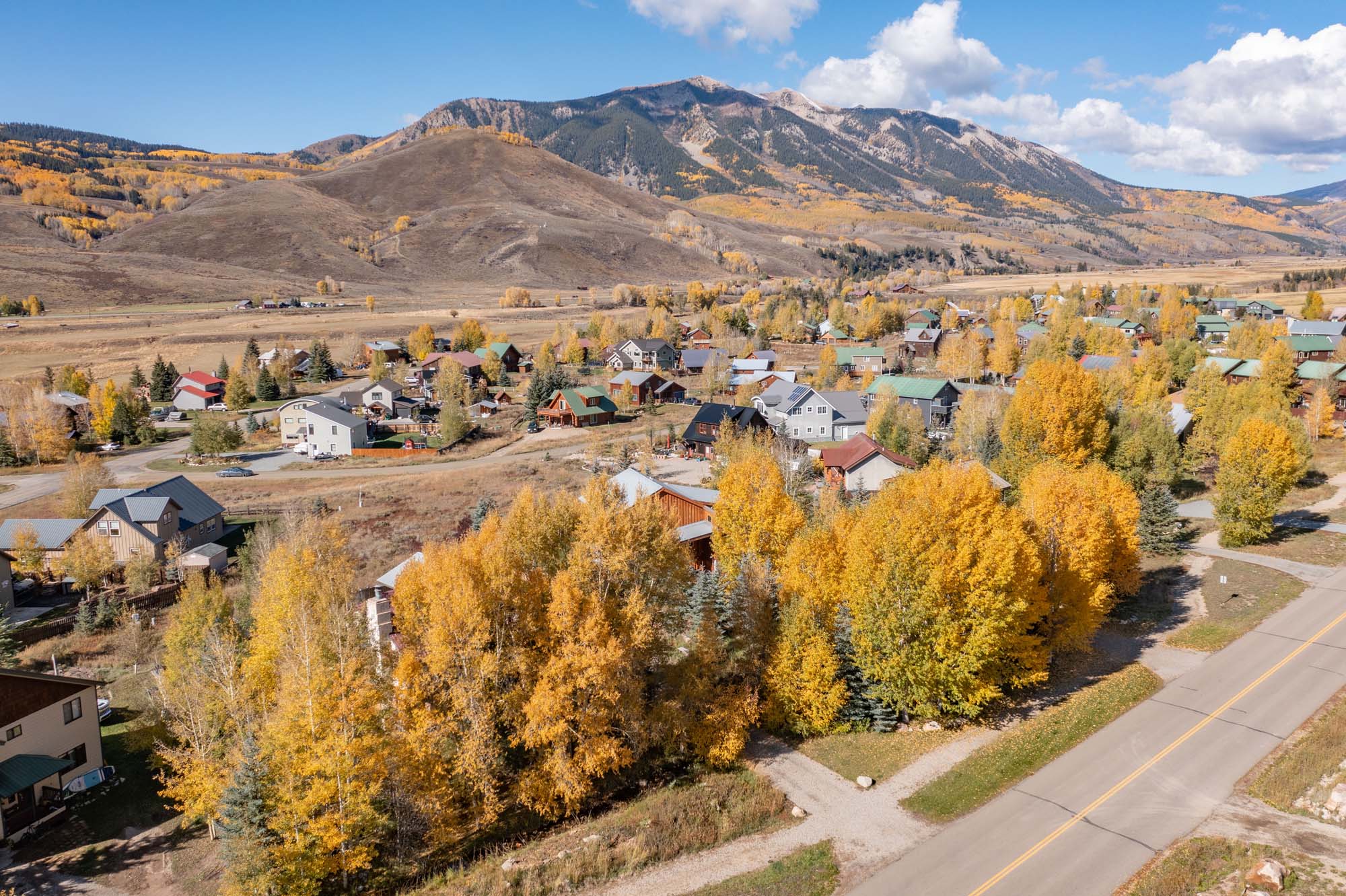 430 Teocalli Road, Crested Butte Colorado - drone