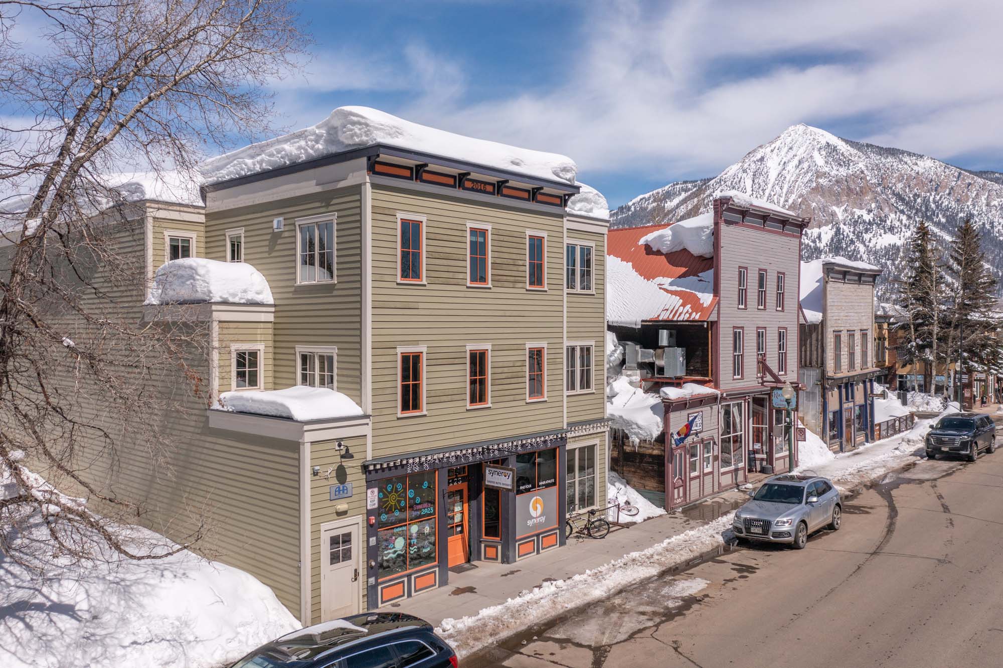 123 Elk Avenue, Crested Butte Colorado - Front view