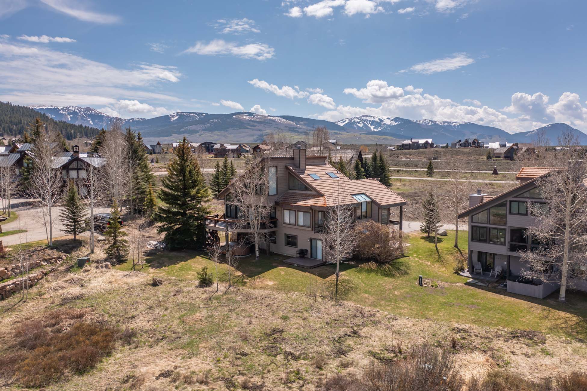 49 Powderview Drive, Crested Butte Colorado - back of condo