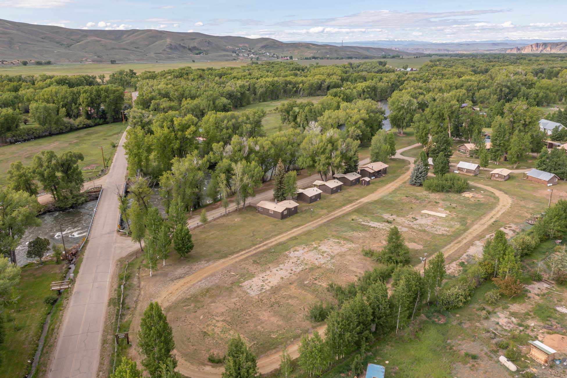 4349 County Road 10 Crested Butte, Colorado - Drone view