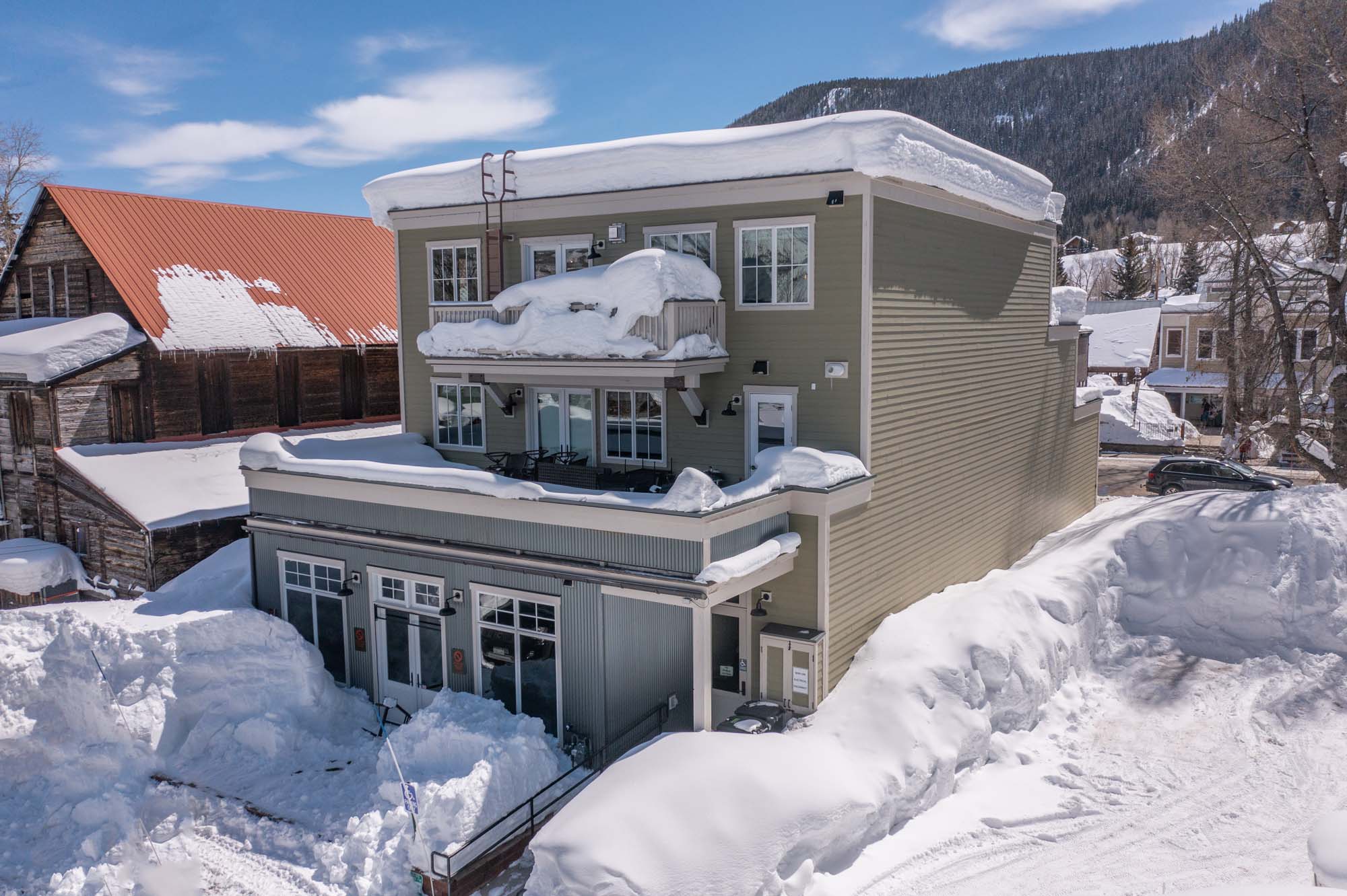 123 Elk Avenue, Crested Butte Colorado - Back view