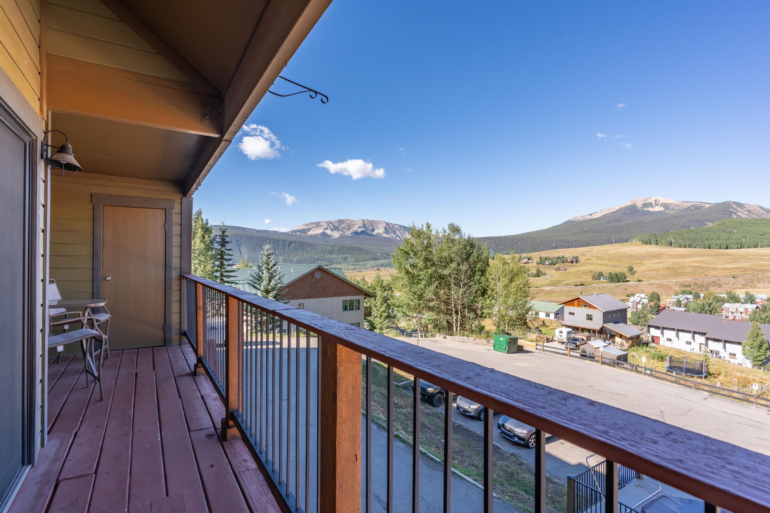20 Paradise Road 208 Mt. Crested Butte, Colorado - view from balcony