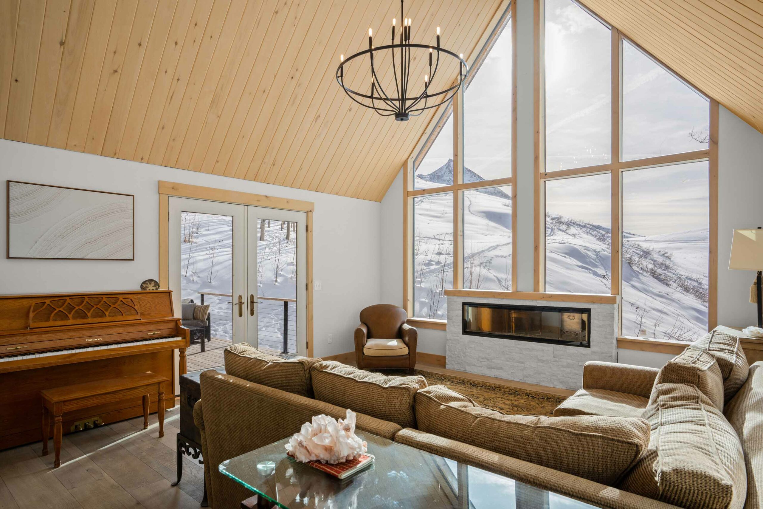 42 Ruby Drive Mt. Crested Butte, Colorado - living room views