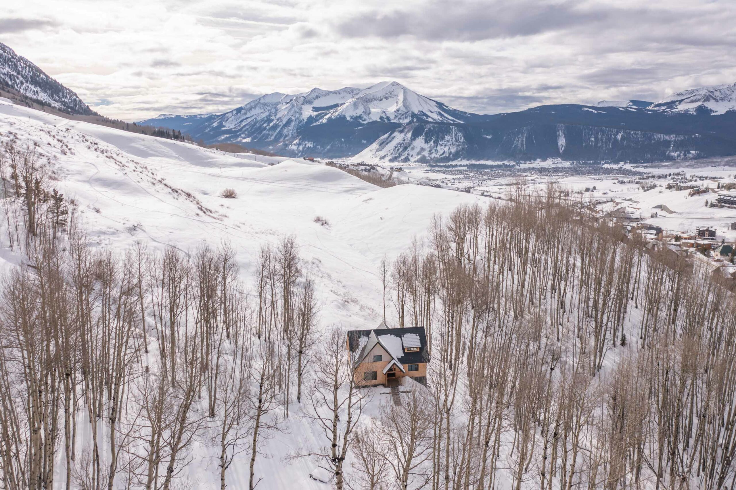 42 Ruby Drive Mt. Crested Butte, Colorado - Drone view_