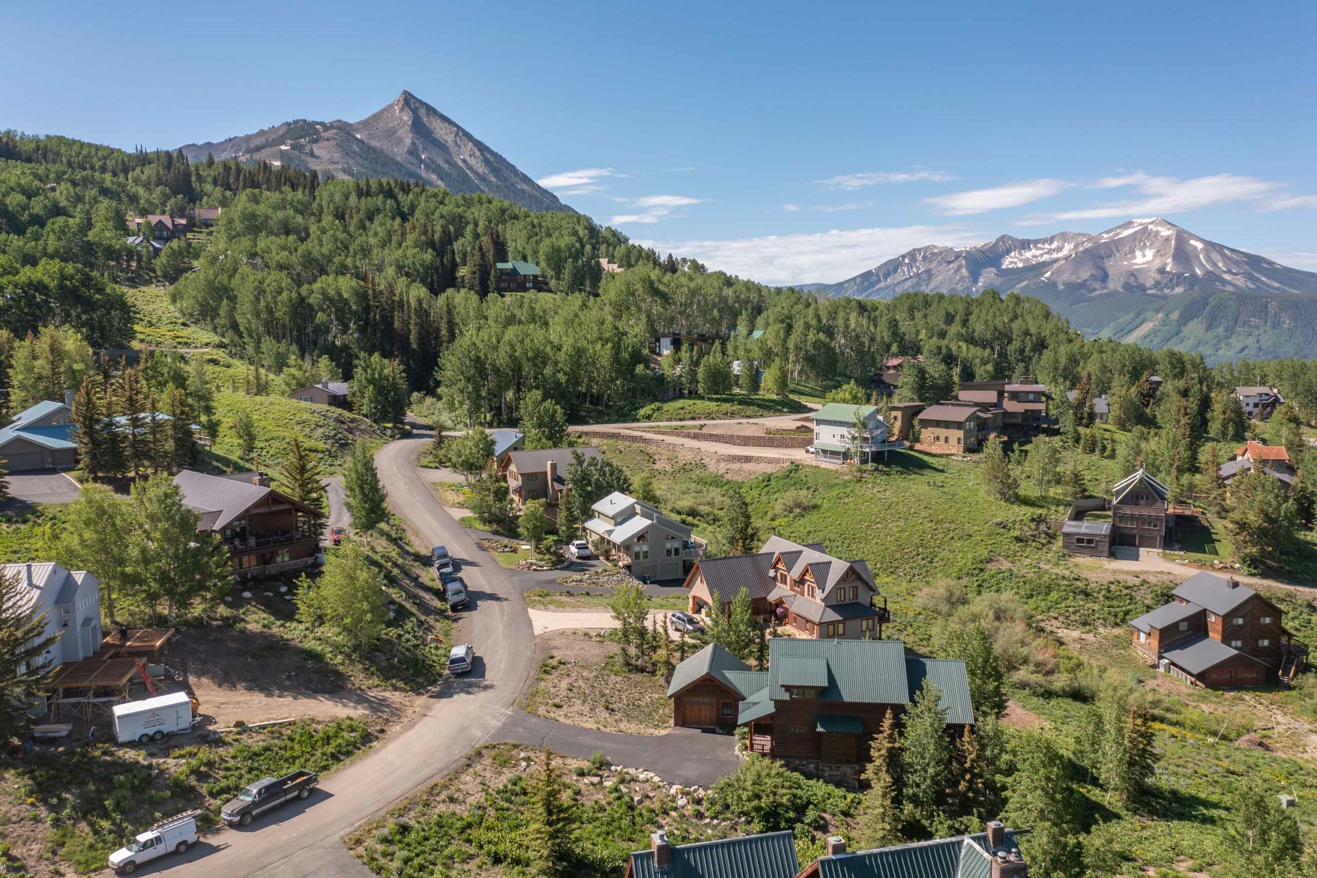 18 Ruby Drive Mt. Crested Butte, Colorado - Drone picture_