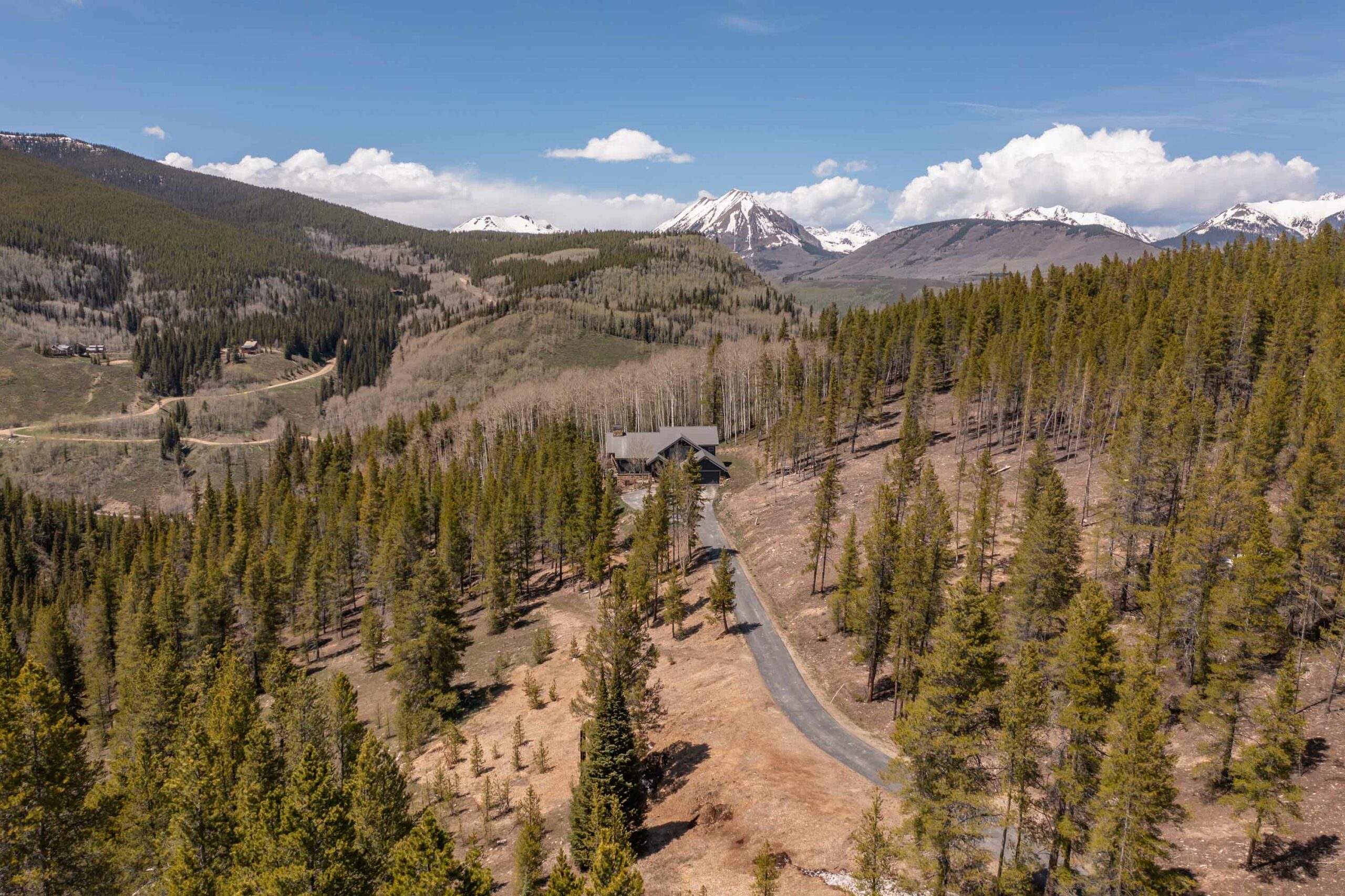 2074 Wildcat Trail Crested Butte, Colorado - drone view