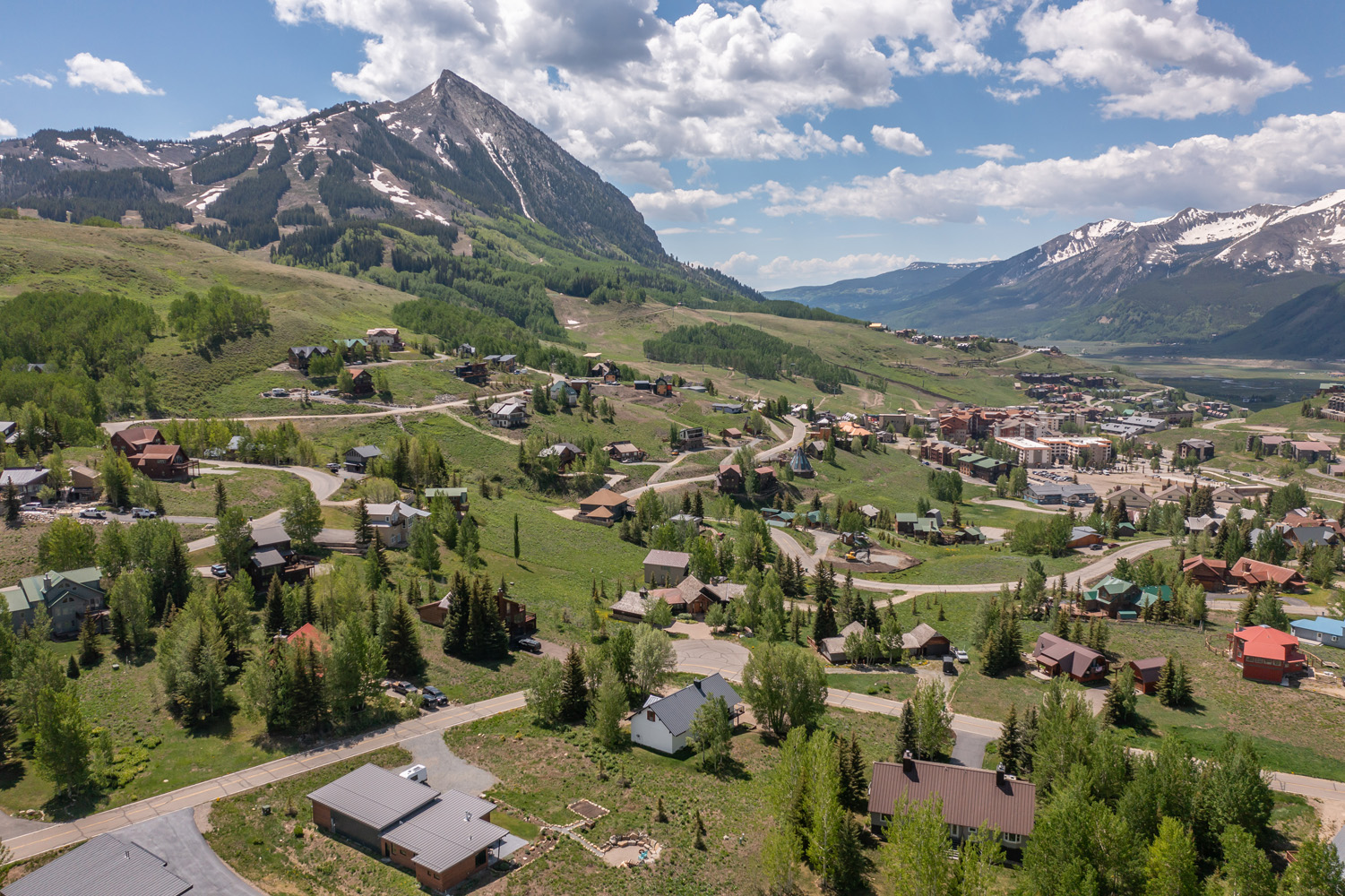 29 Belleview Drive Mt. Crested Butte, Colorado - drone view