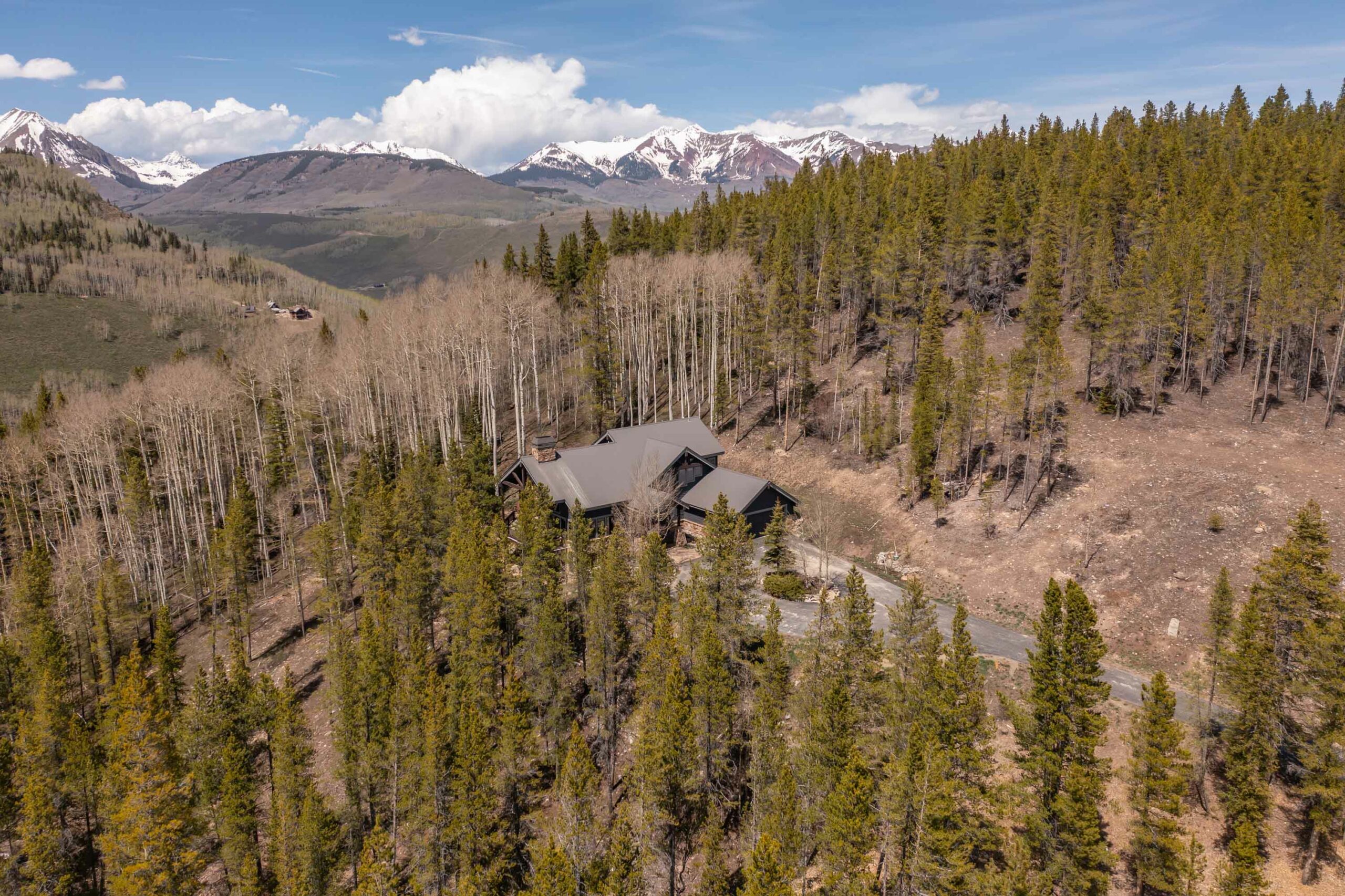 2074 Wildcat Trail Crested Butte, Colorado - drone view