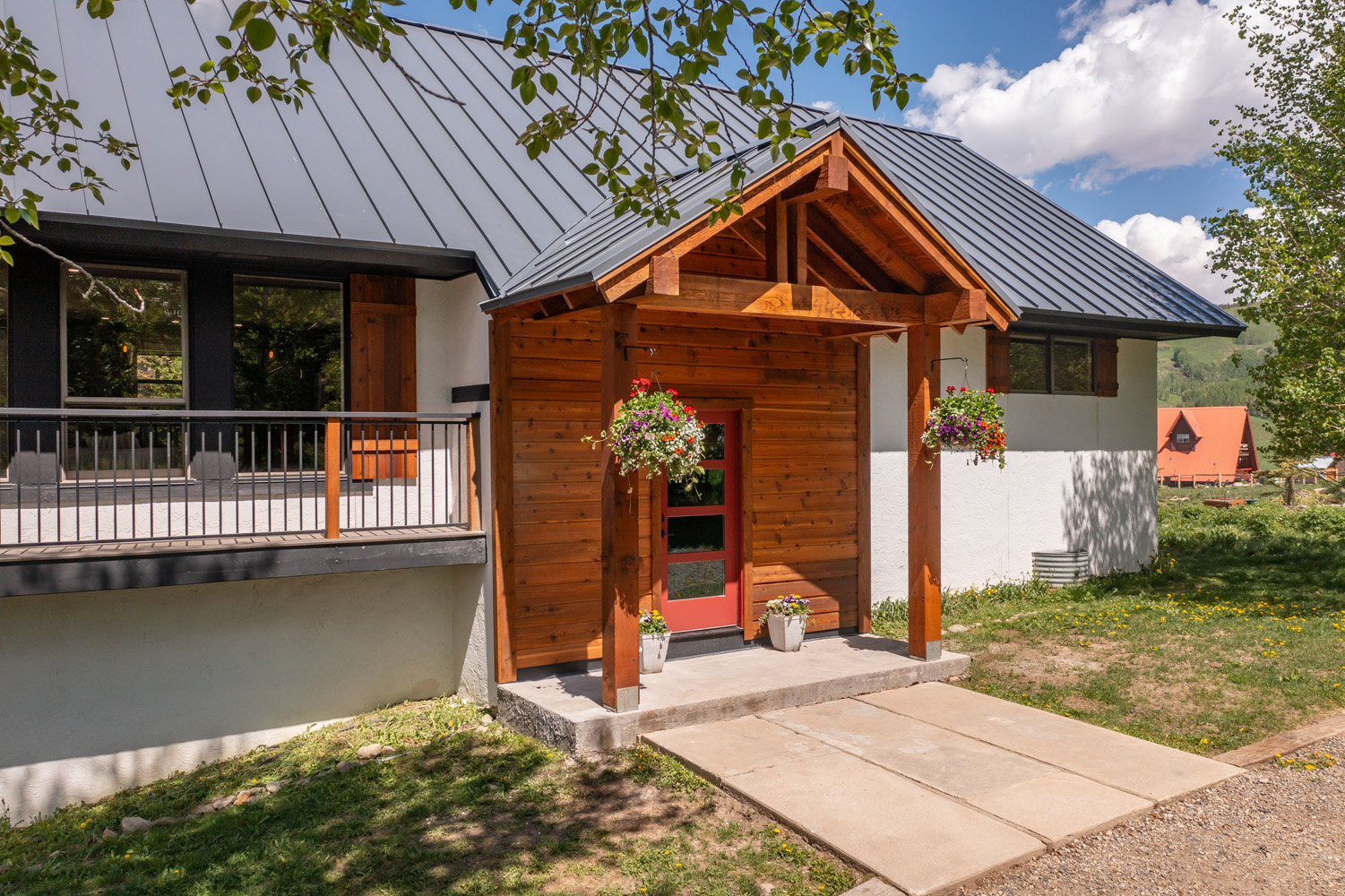 29 Belleview Drive Mt. Crested Butte, Colorado - front door