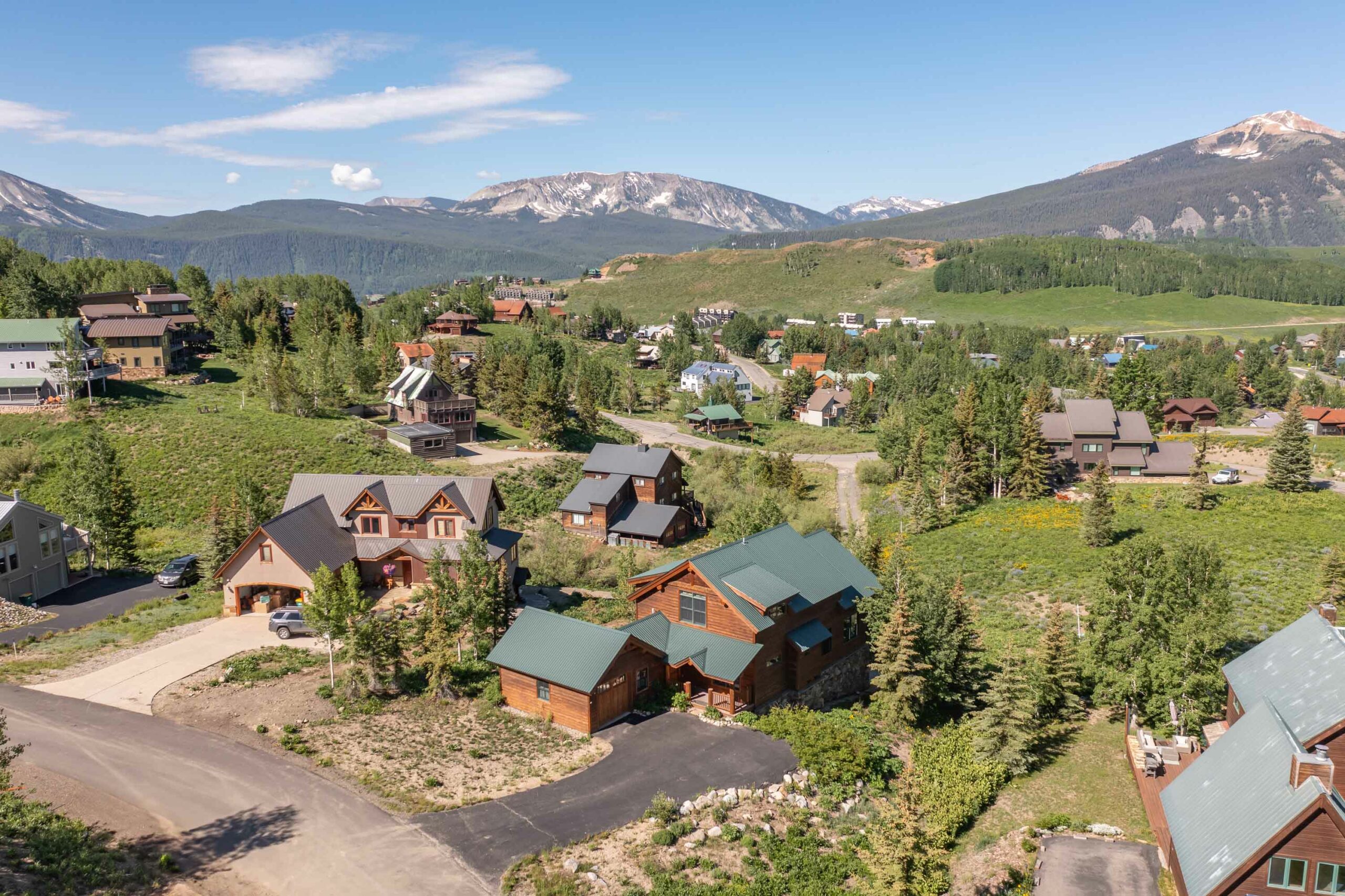 18 Ruby Drive Mt. Crested Butte, Colorado - Drone picture