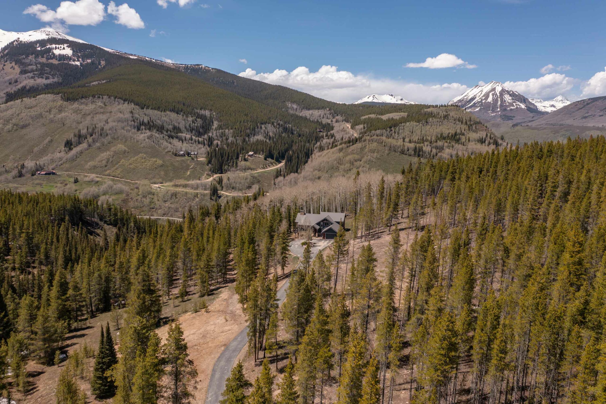 2074 Wildcat Trail Crested Butte, Colorado - drone view