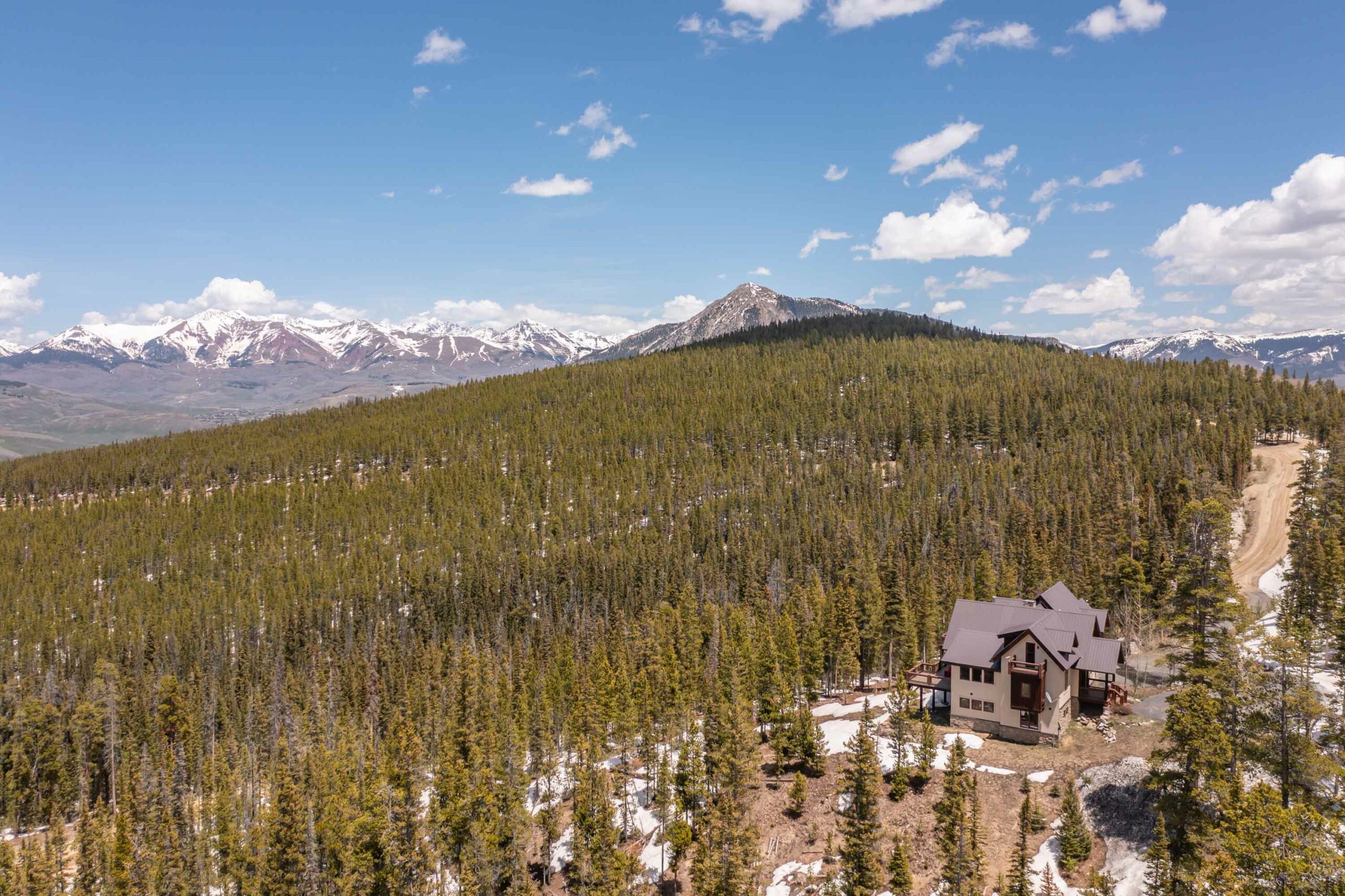 4121 Wildcat Trail Crested Butte, Colorado - drone view