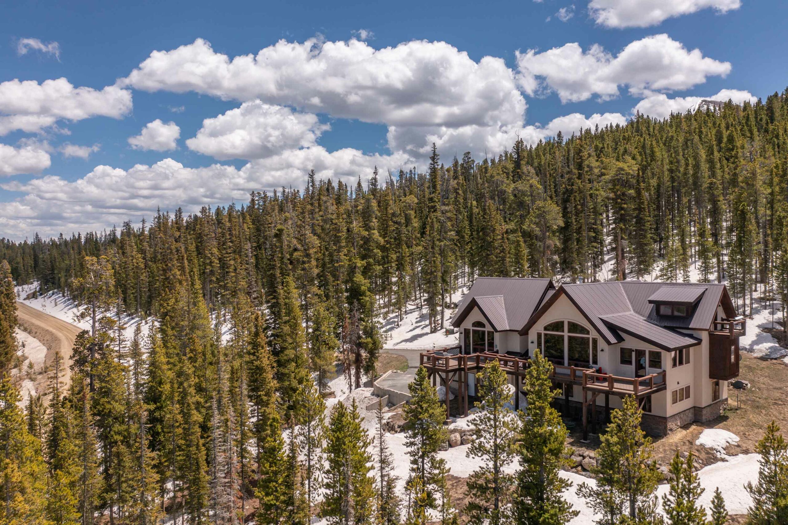 4121 Wildcat Trail Crested Butte, Colorado - drone view