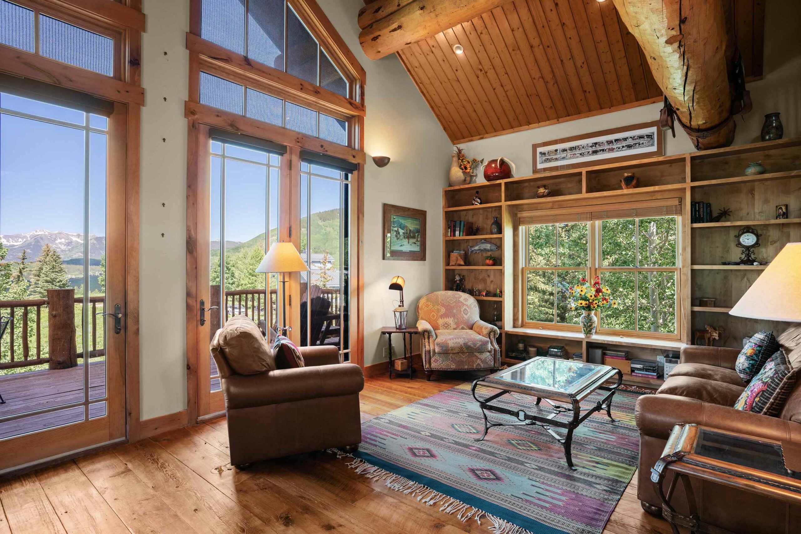 18 Ruby Drive Mt. Crested Butte, Colorado - Living room_