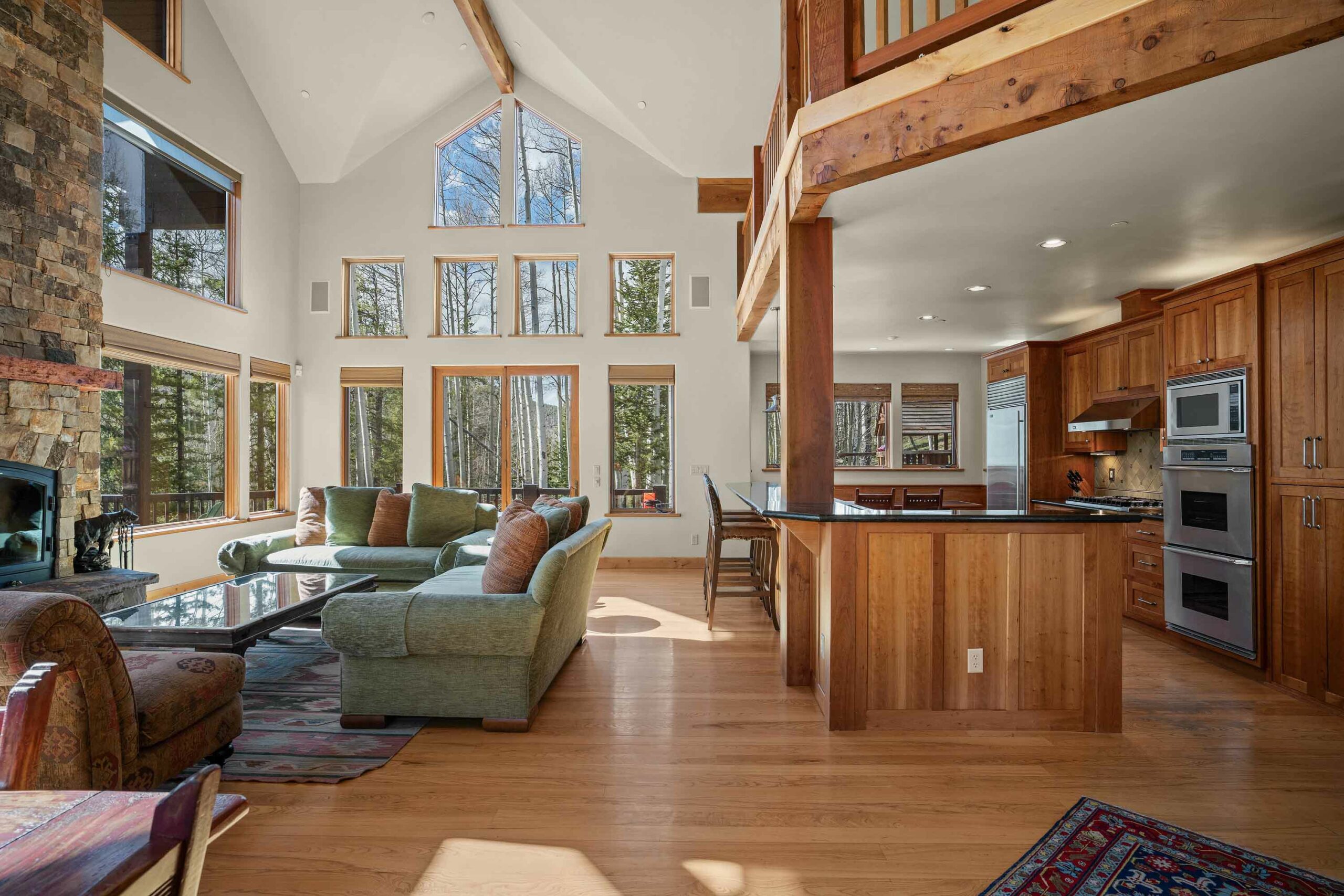 2074 Wildcat Trail Crested Butte, Colorado - kitchen and living room