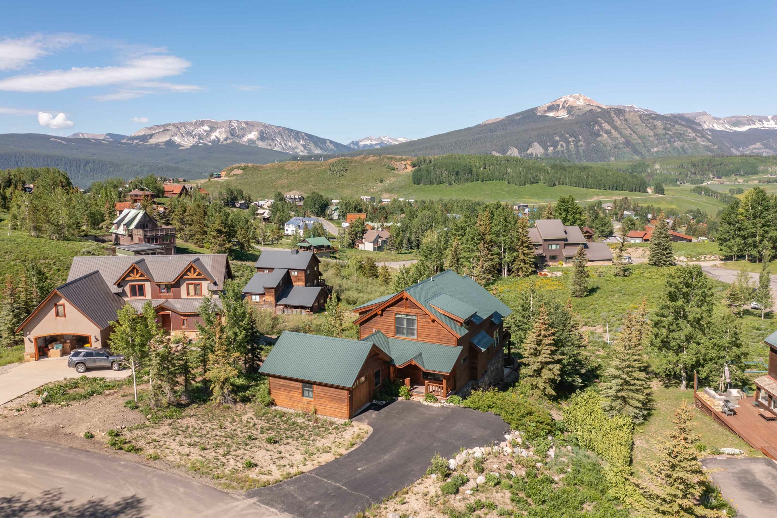 18 Ruby Drive Mt. Crested Butte, Colorado - Drone picture