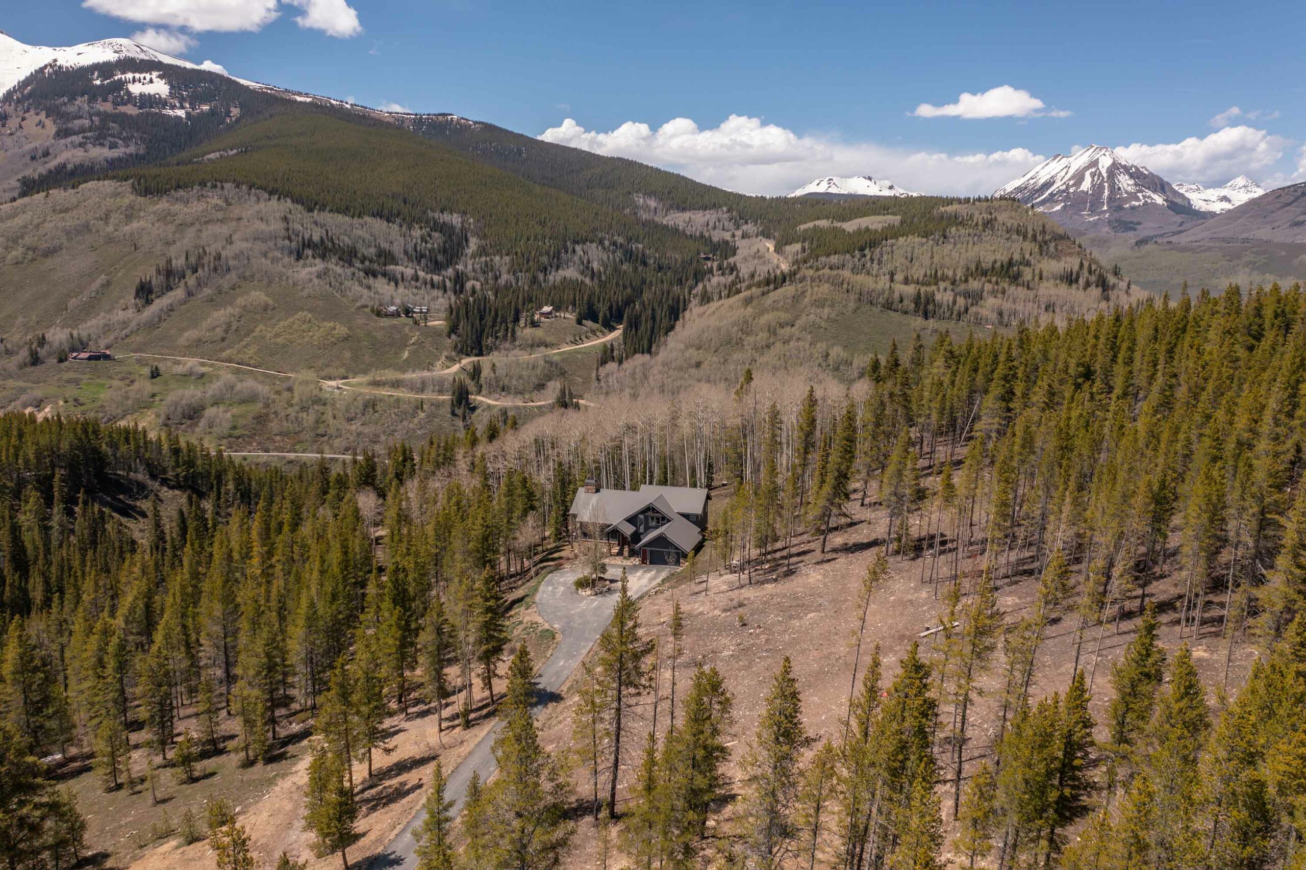 2074 Wildcat Trail Crested Butte, Colorado - drone view