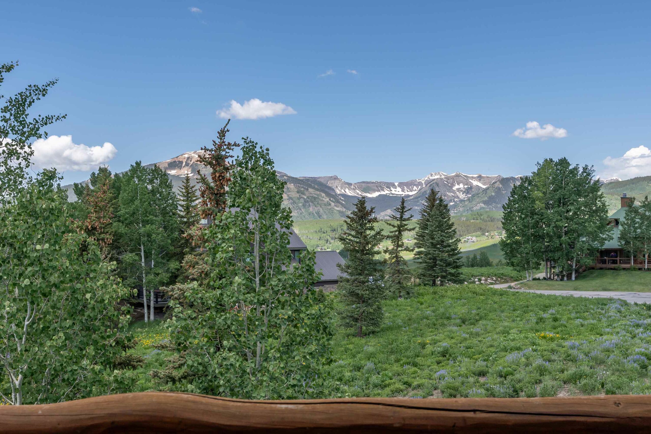 18 Ruby Drive Mt. Crested Butte, Colorado - Deck view