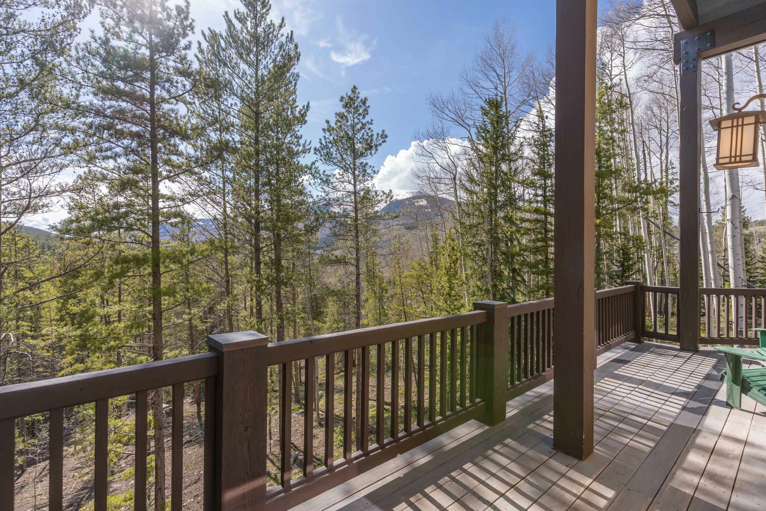 2074 Wildcat Trail Crested Butte, Colorado - deck view