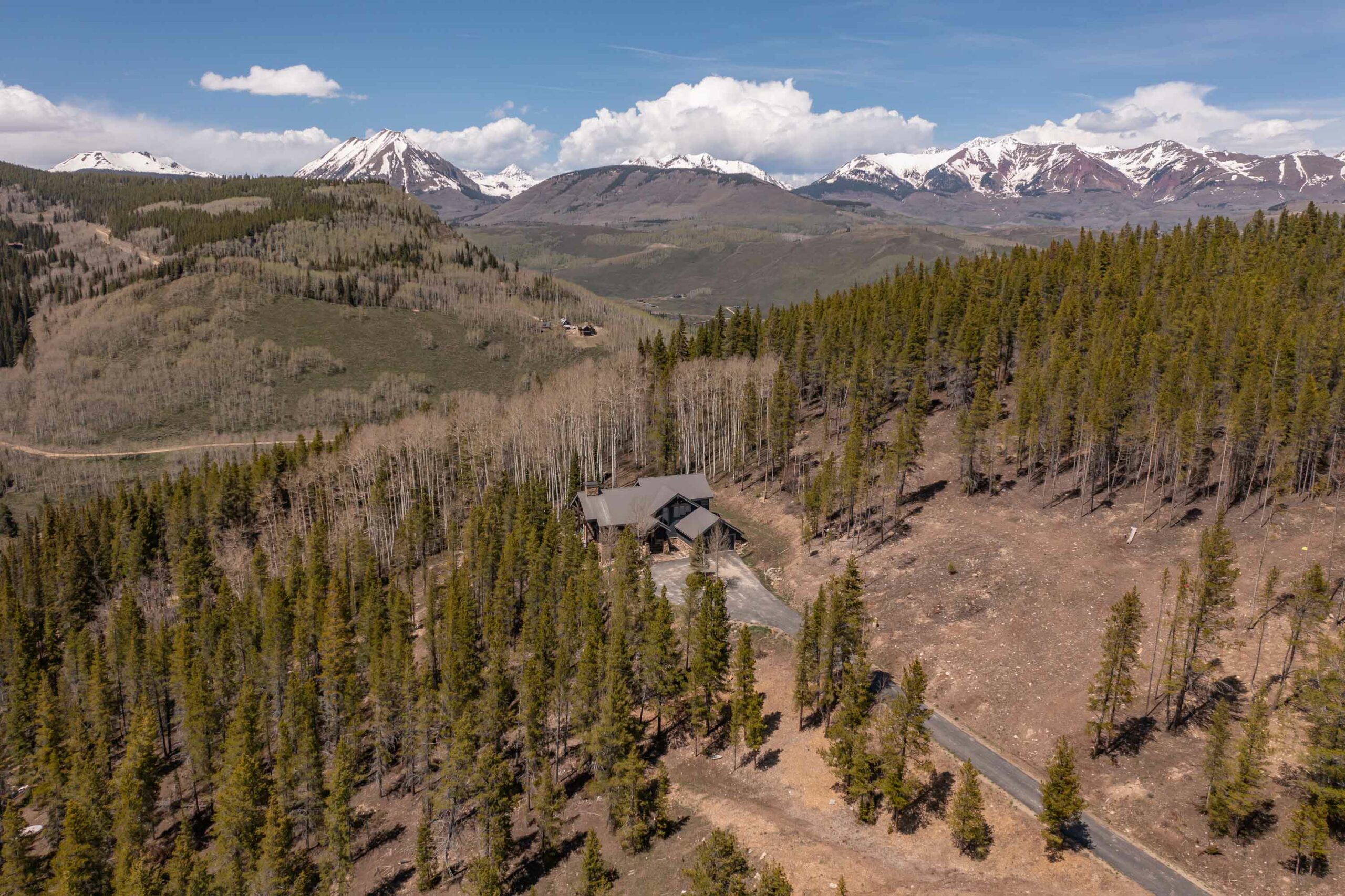 2074 Wildcat Trail Crested Butte, Colorado - drone view