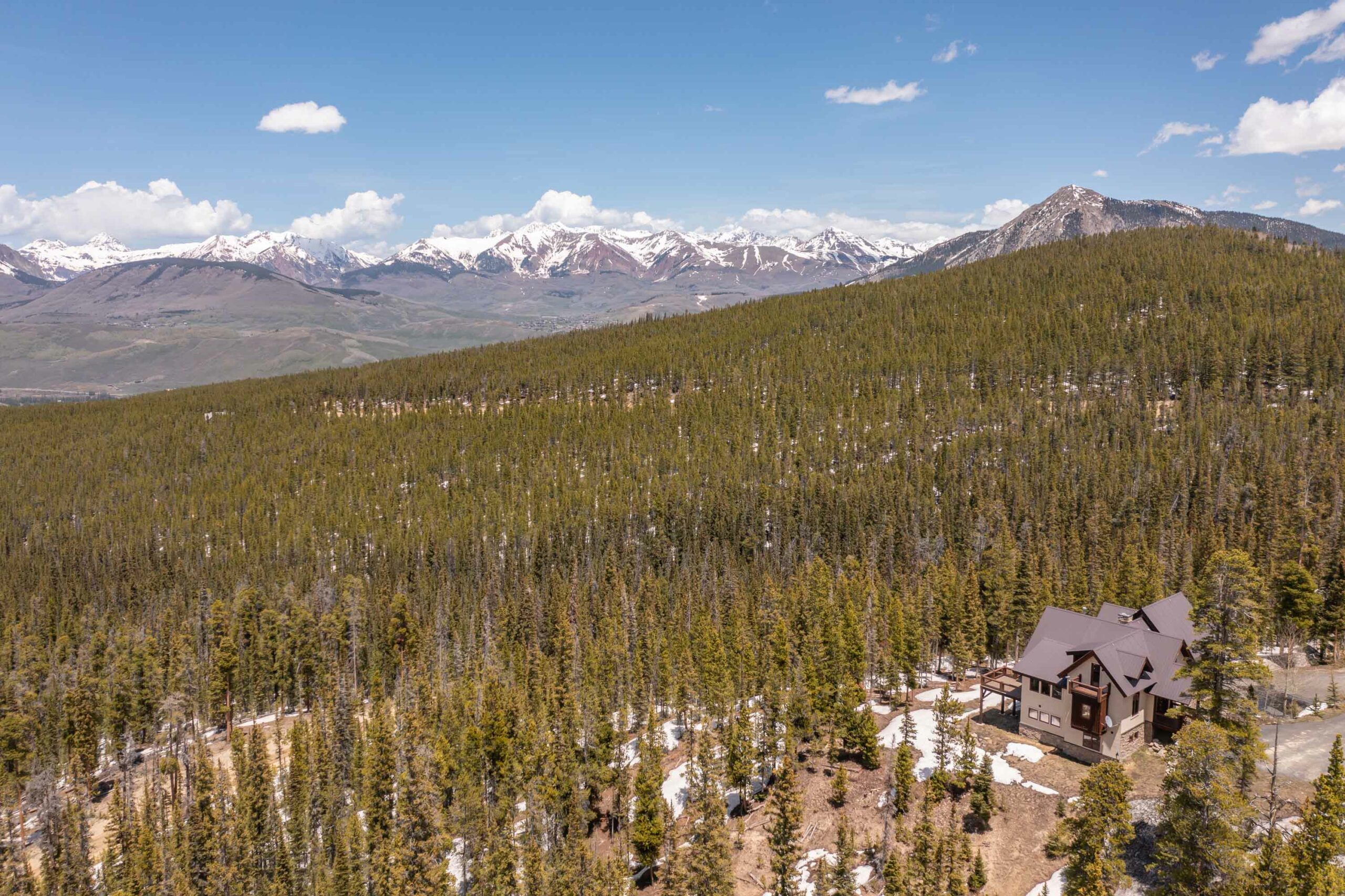 4121 Wildcat Trail Crested Butte, Colorado - drone view