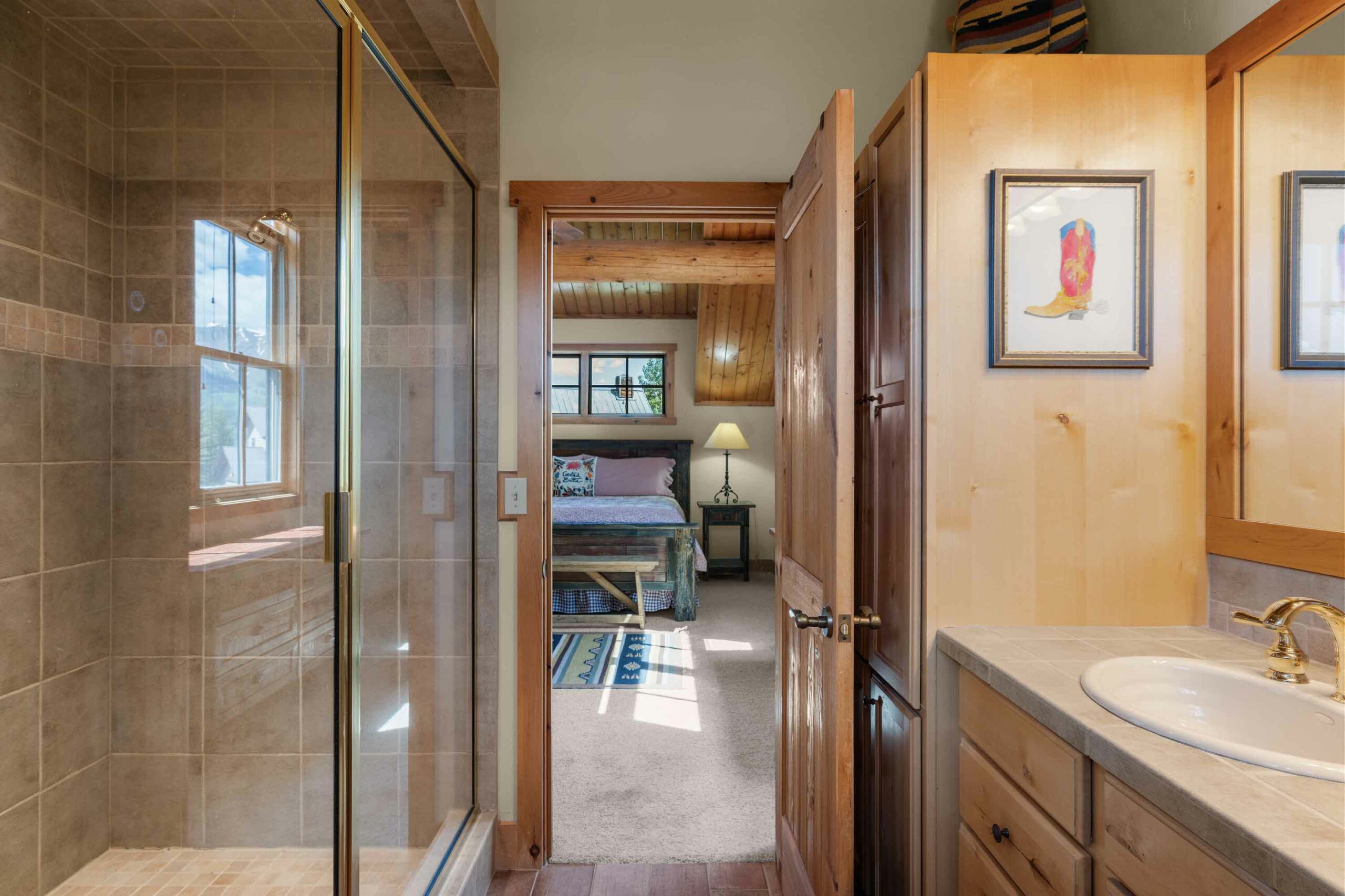 18 Ruby Drive Mt. Crested Butte, Colorado - Bathroom and bedroom