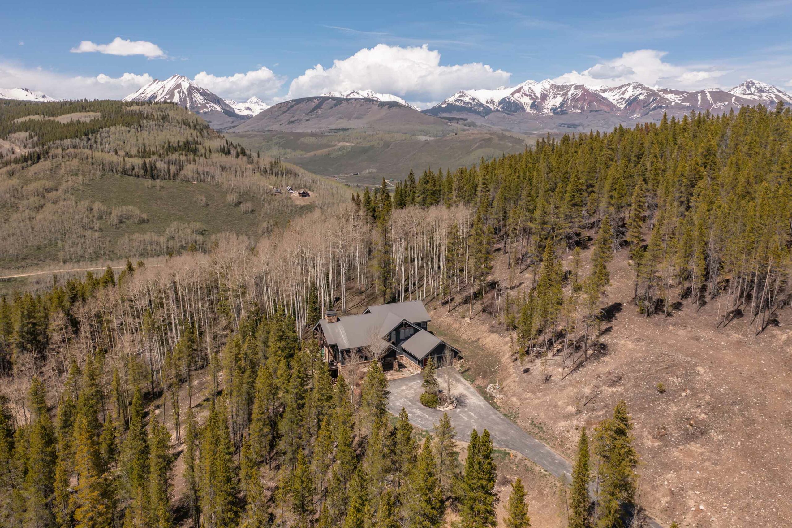 2074 Wildcat Trail Crested Butte, Colorado - drone view