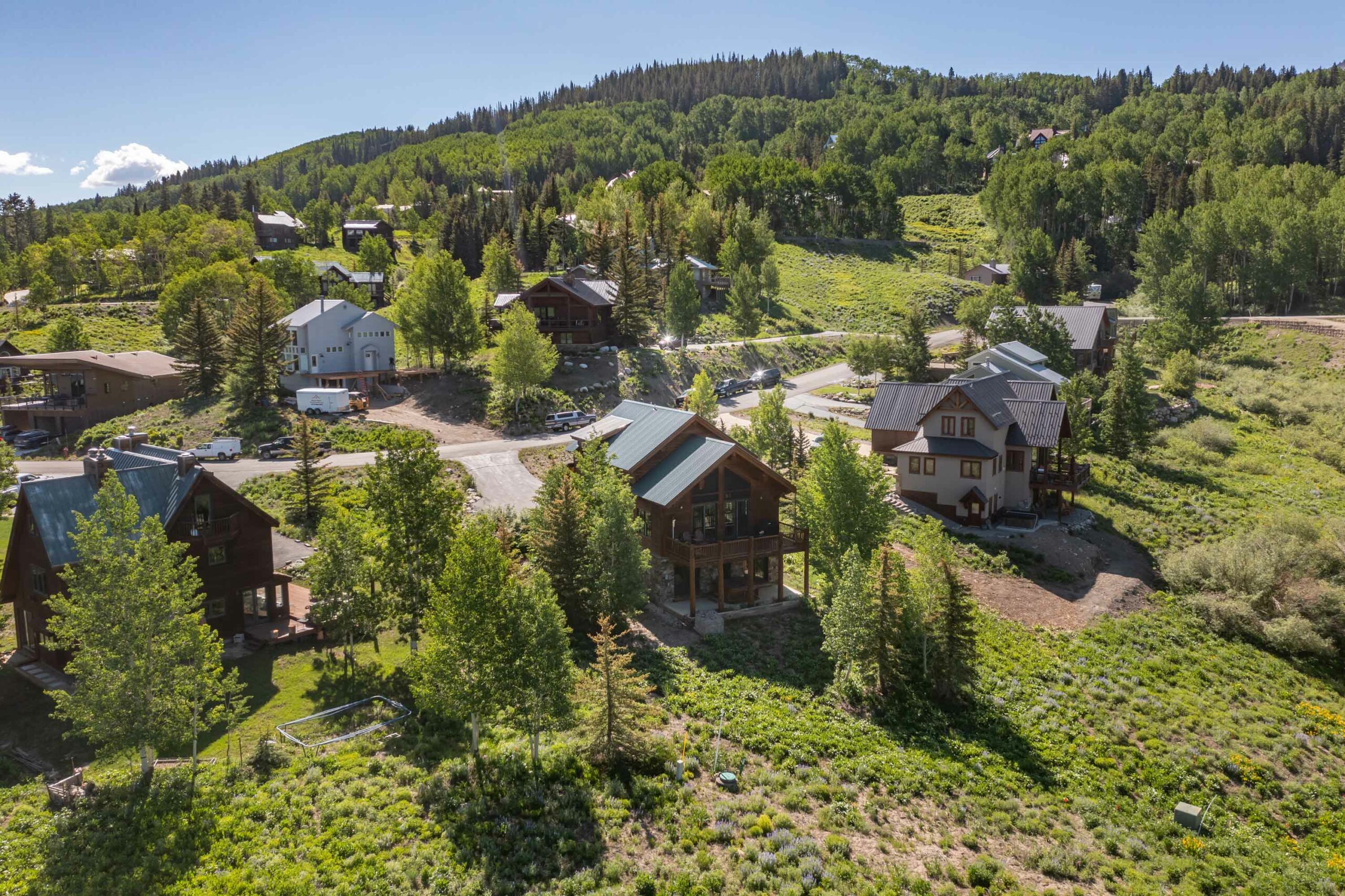 18 Ruby Drive Mt. Crested Butte, Colorado - Drone picture