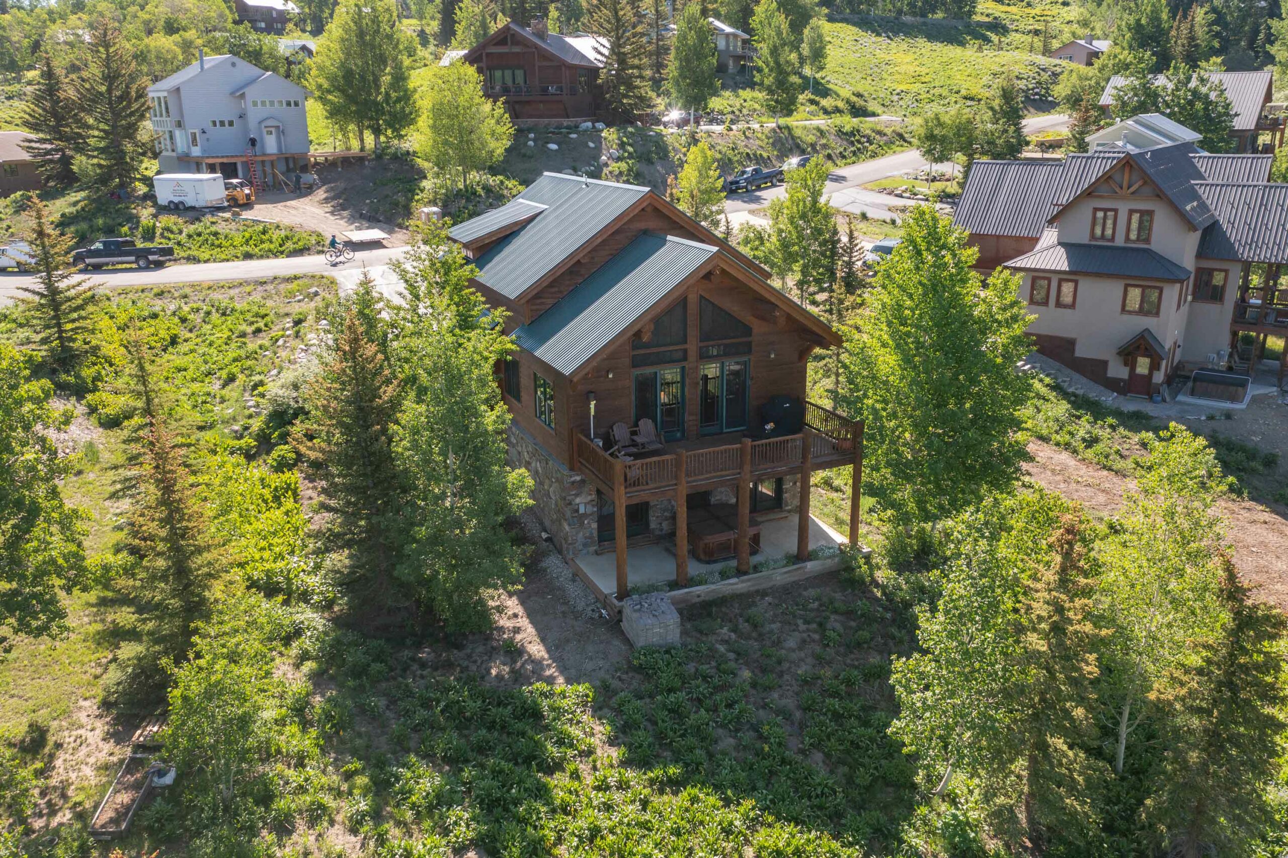 18 Ruby Drive Mt. Crested Butte, Colorado - Drone picture