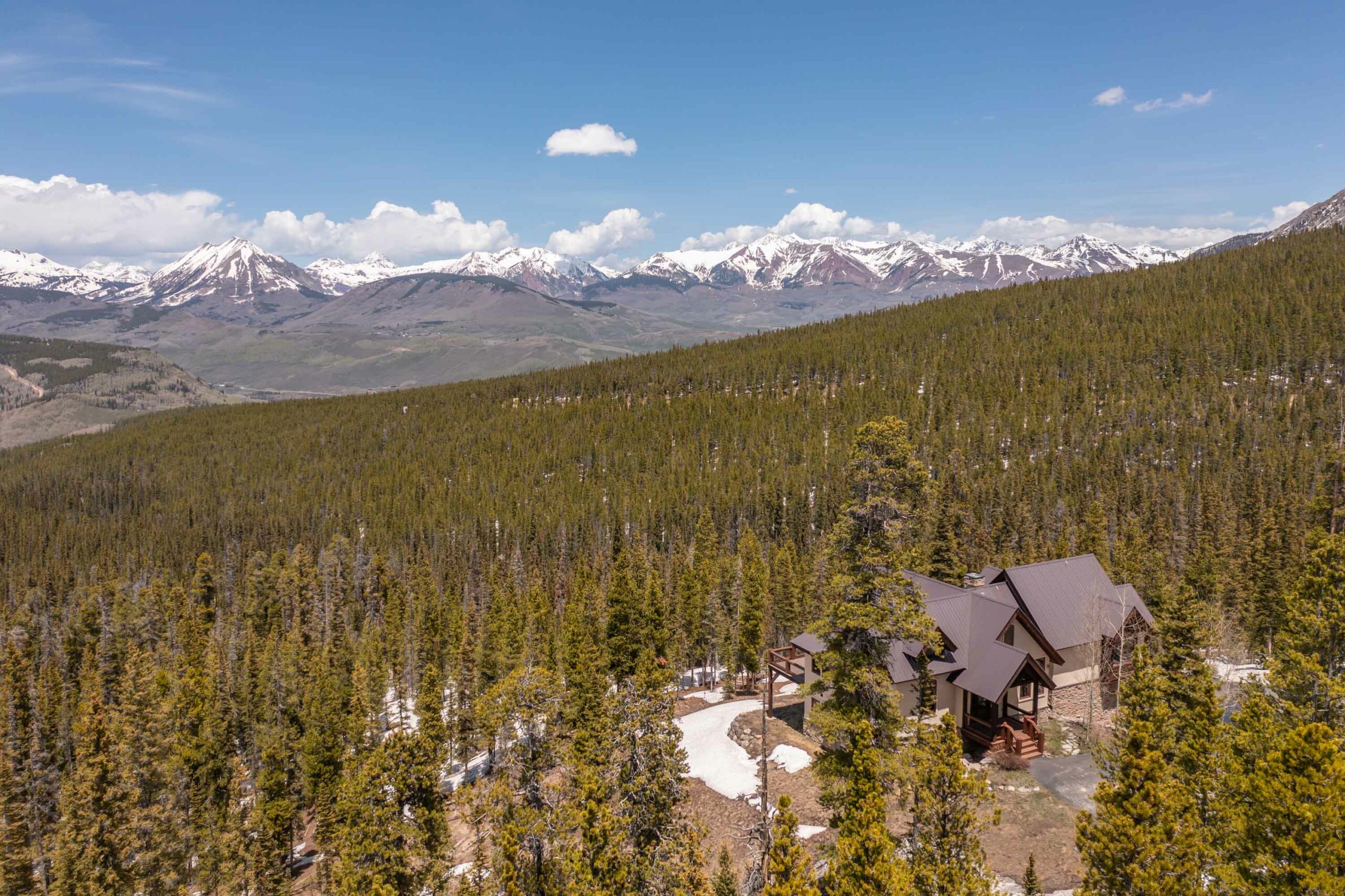 4121 Wildcat Trail Crested Butte, Colorado - drone view