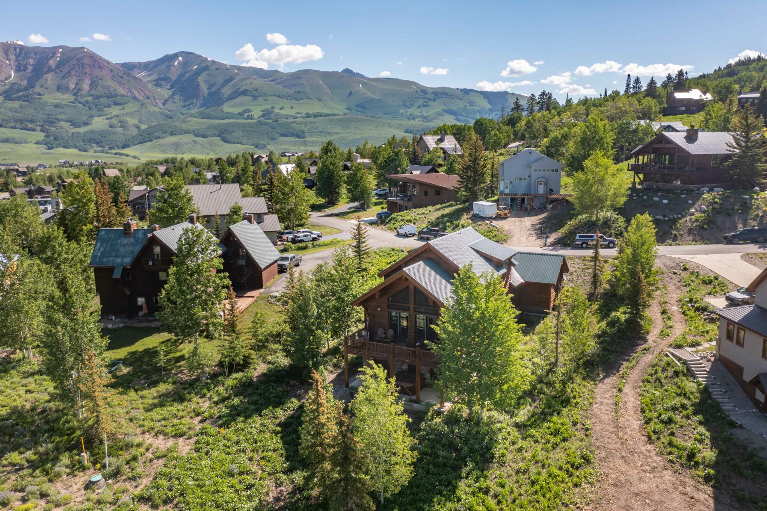 18 Ruby Drive Mt. Crested Butte, Colorado - Drone picture