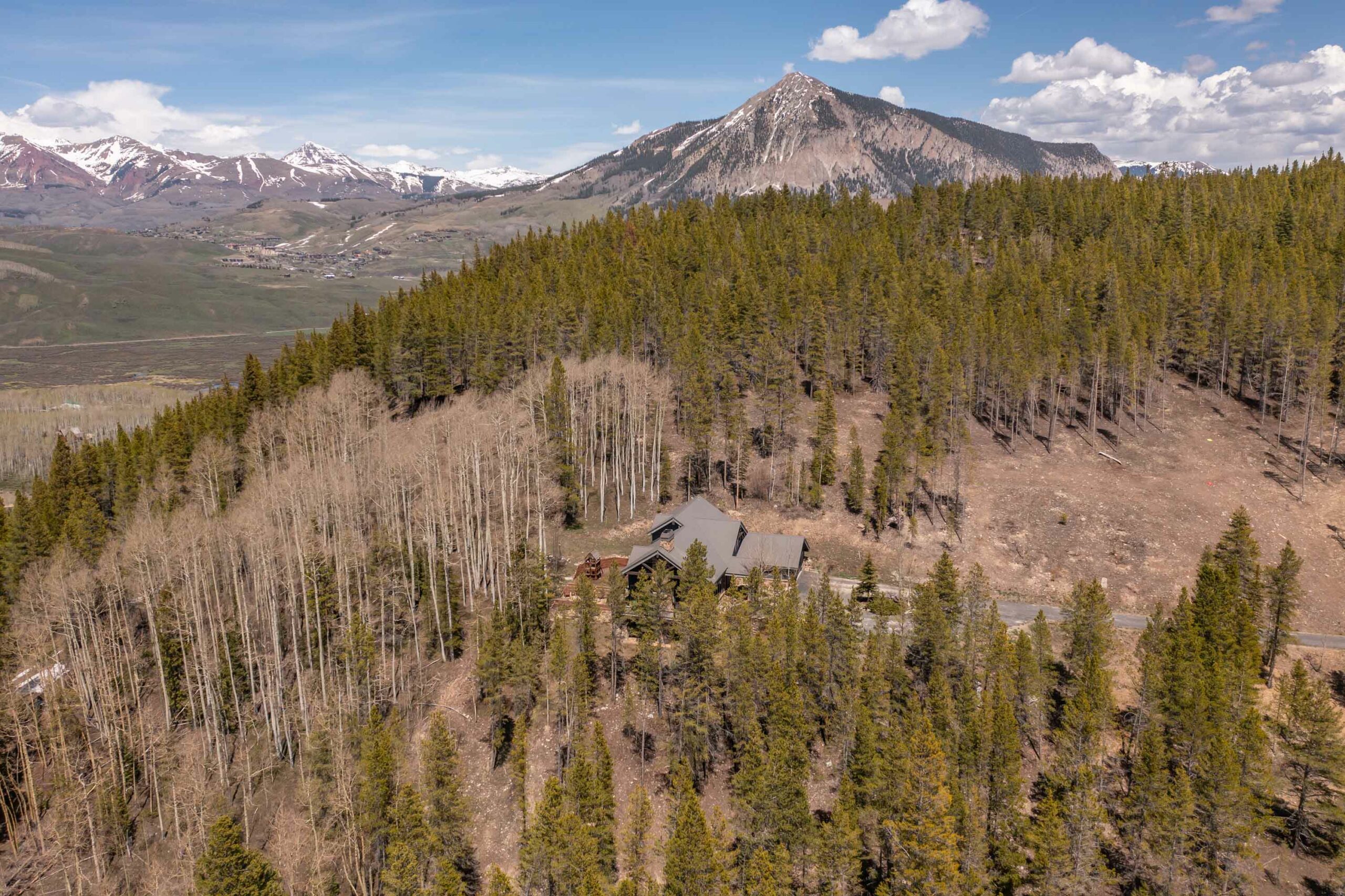 2074 Wildcat Trail Crested Butte, Colorado - drone view