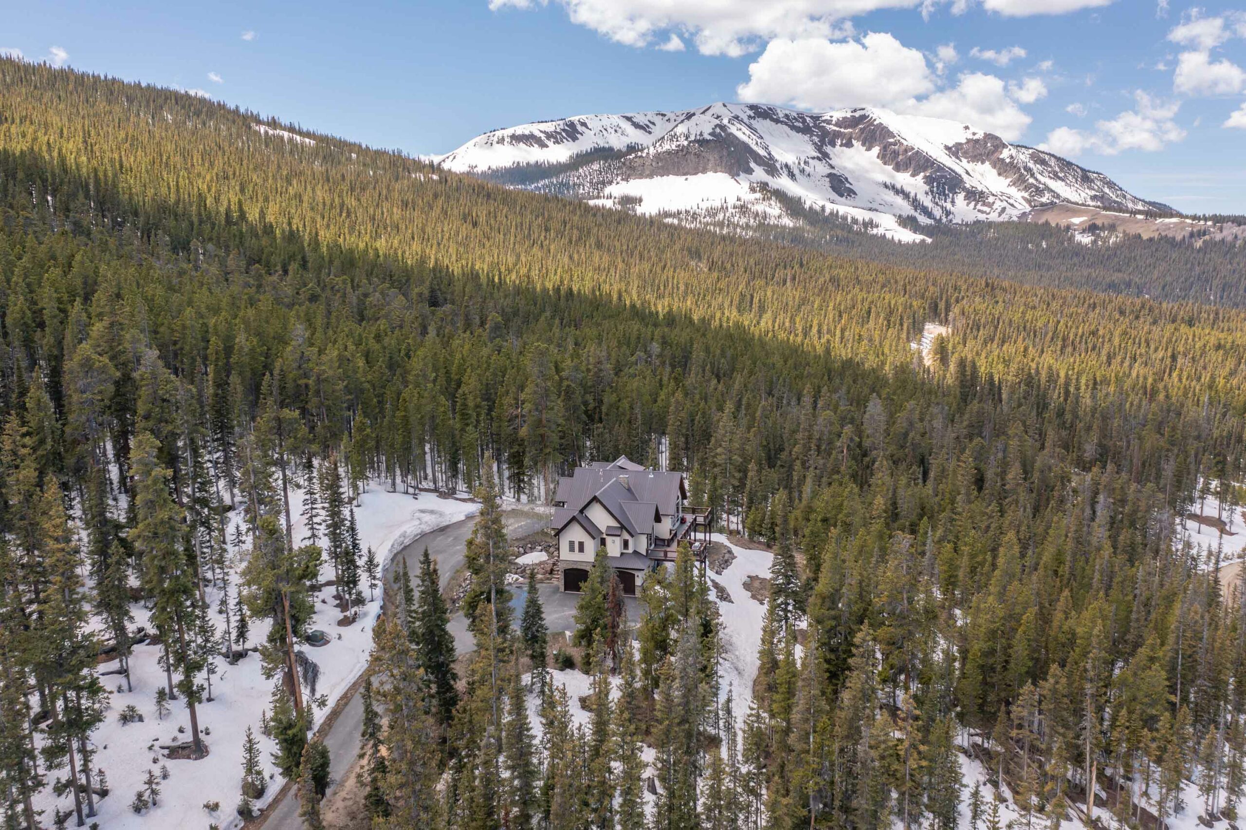 4121 Wildcat Trail Crested Butte, Colorado - drone view