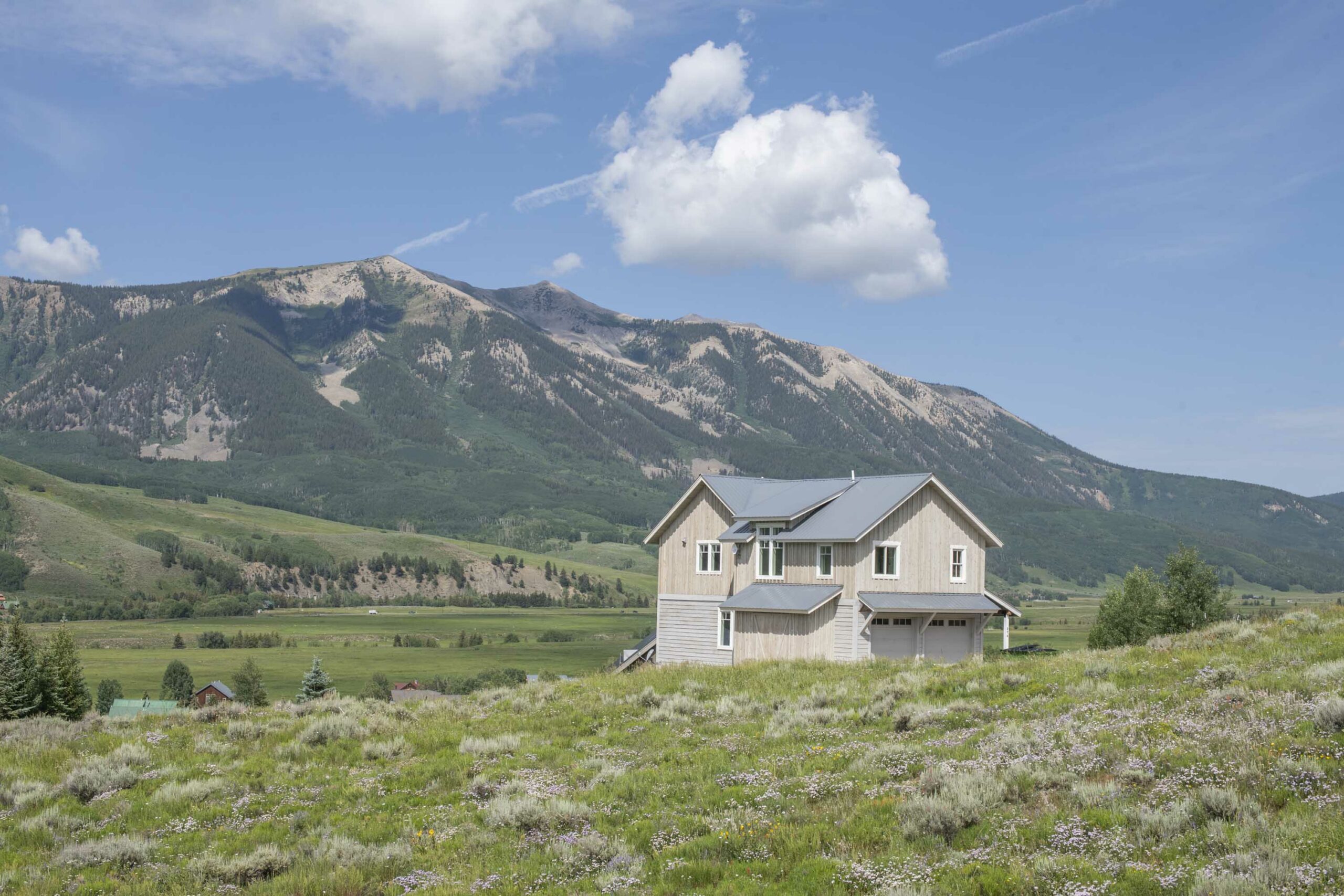 276 Zeligman Street Crested Butte, CO - Side of the house