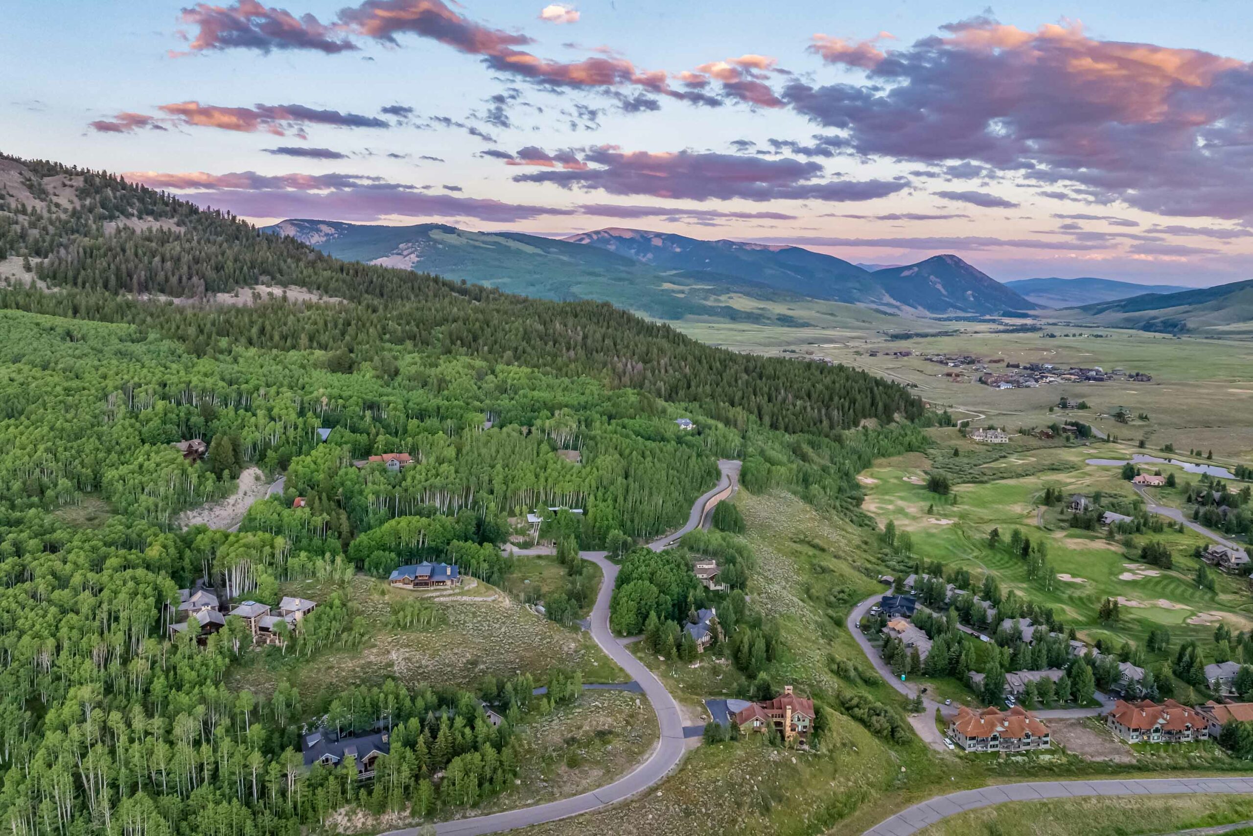 303 Forest Lane Crested Butte, CO - Drone View