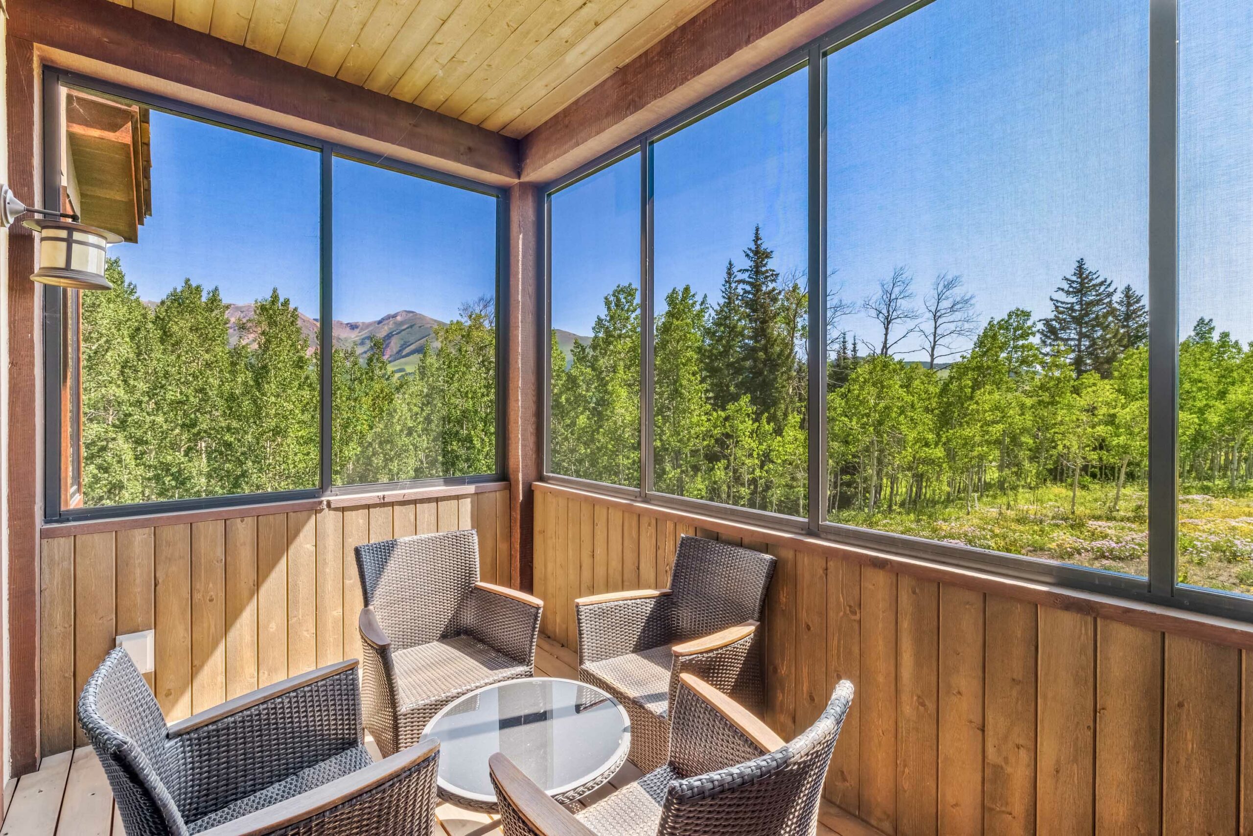 105 Bear Scratch Lane Mt. Crested Butte, CO - Screened in Porch