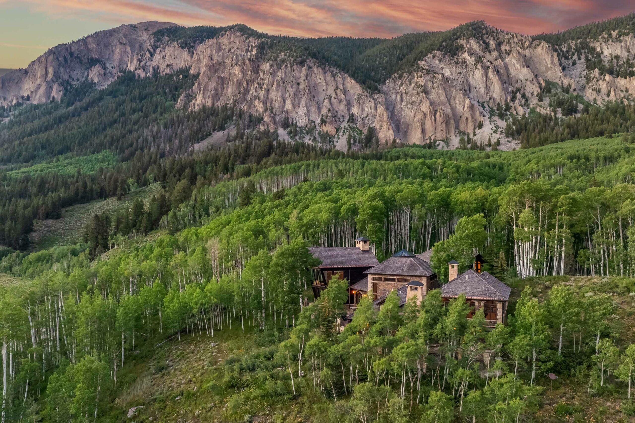 303 Forest Lane Crested Butte, CO - Drone View