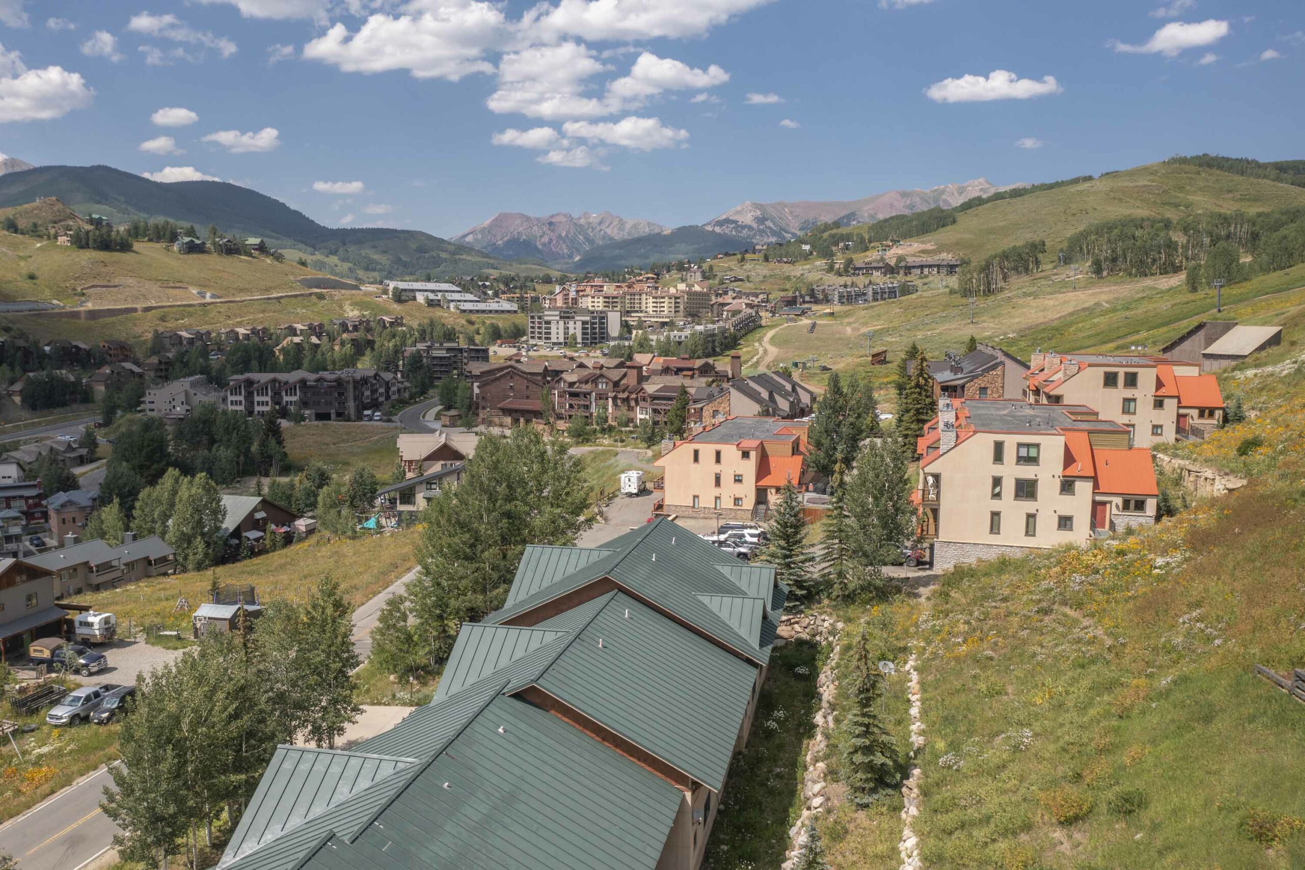 24 Hunter Hill Road #13 Mt. Crested Butte, CO - Drone View