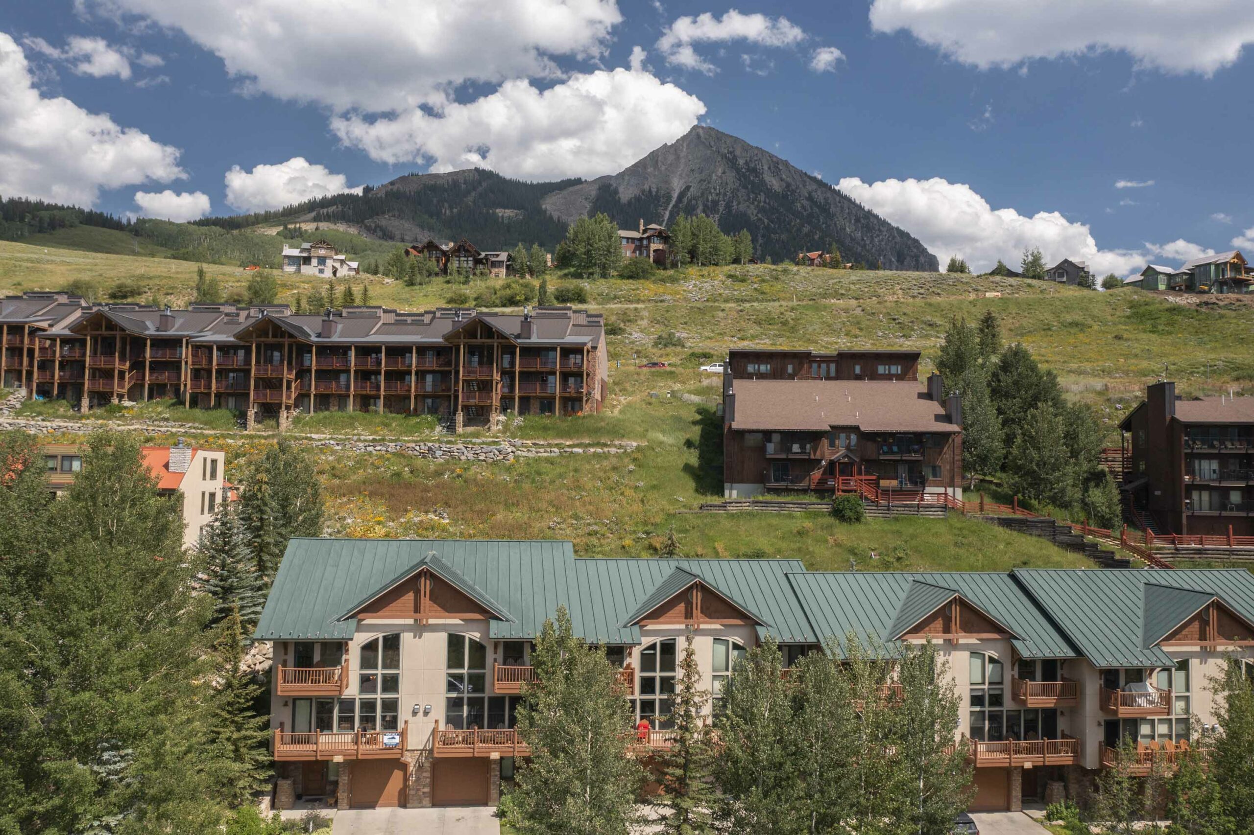 24 Hunter Hill Road #13 Mt. Crested Butte, CO - Drone View