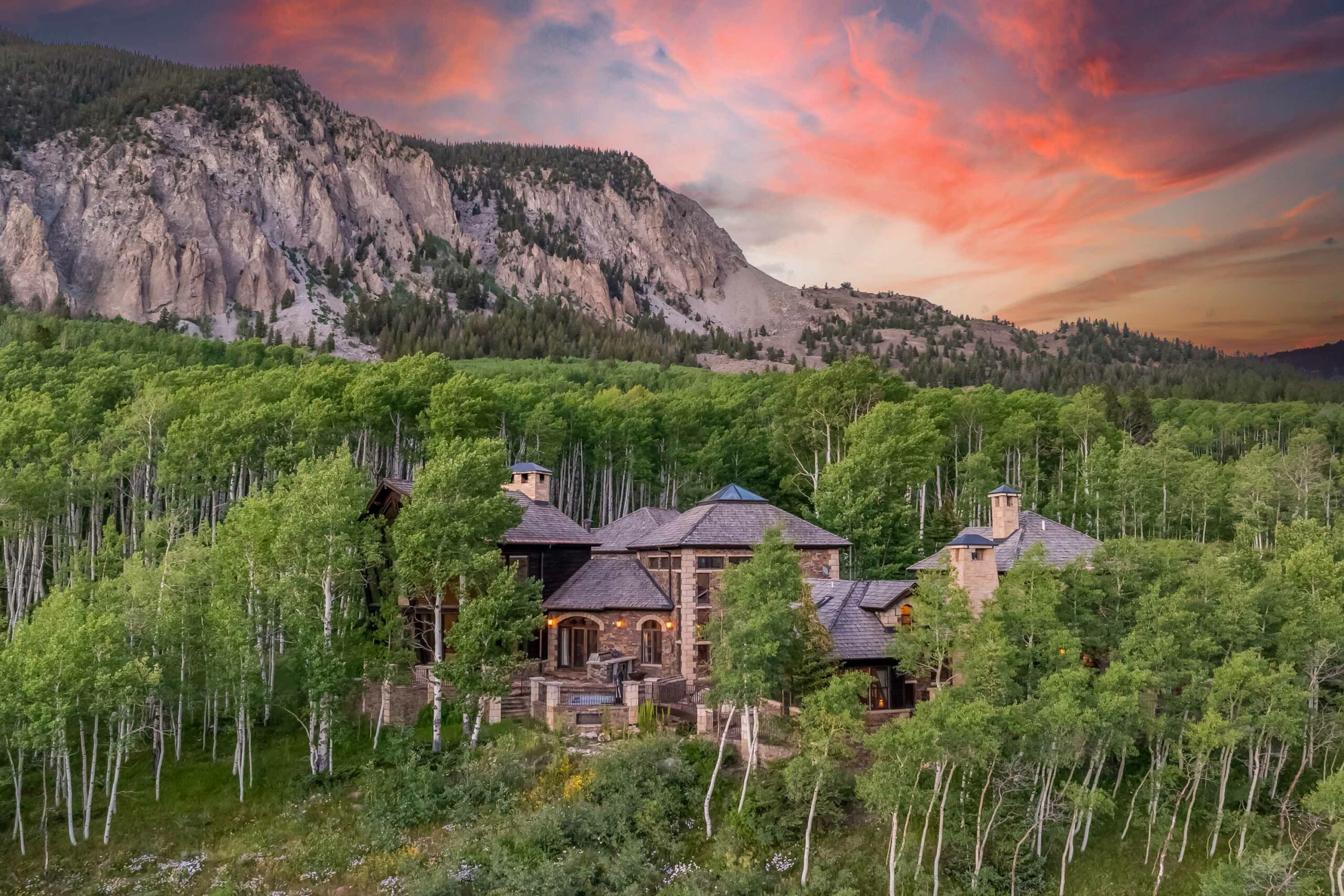 303 Forest Lane Crested Butte, CO - Drone View