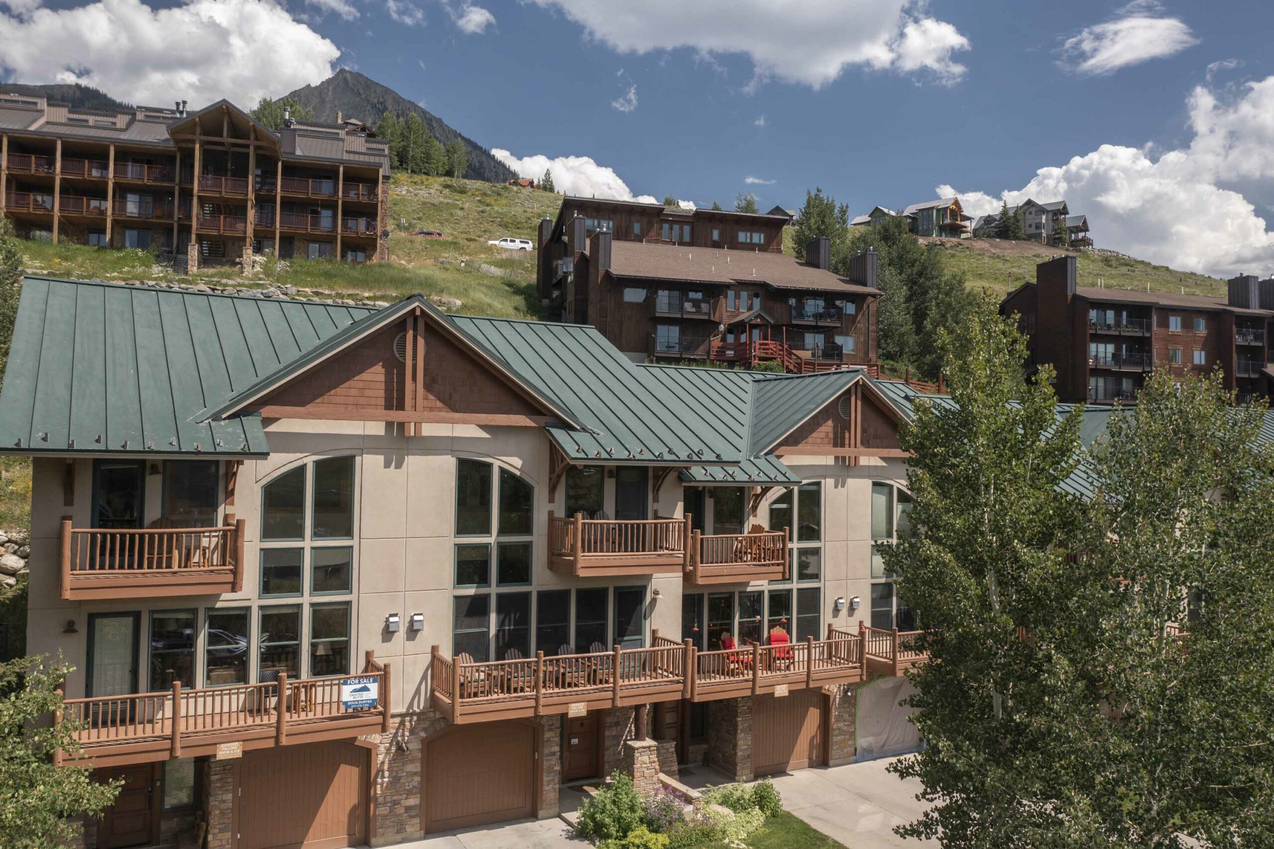 24 Hunter Hill Road #13 Mt. Crested Butte, CO - Drone View